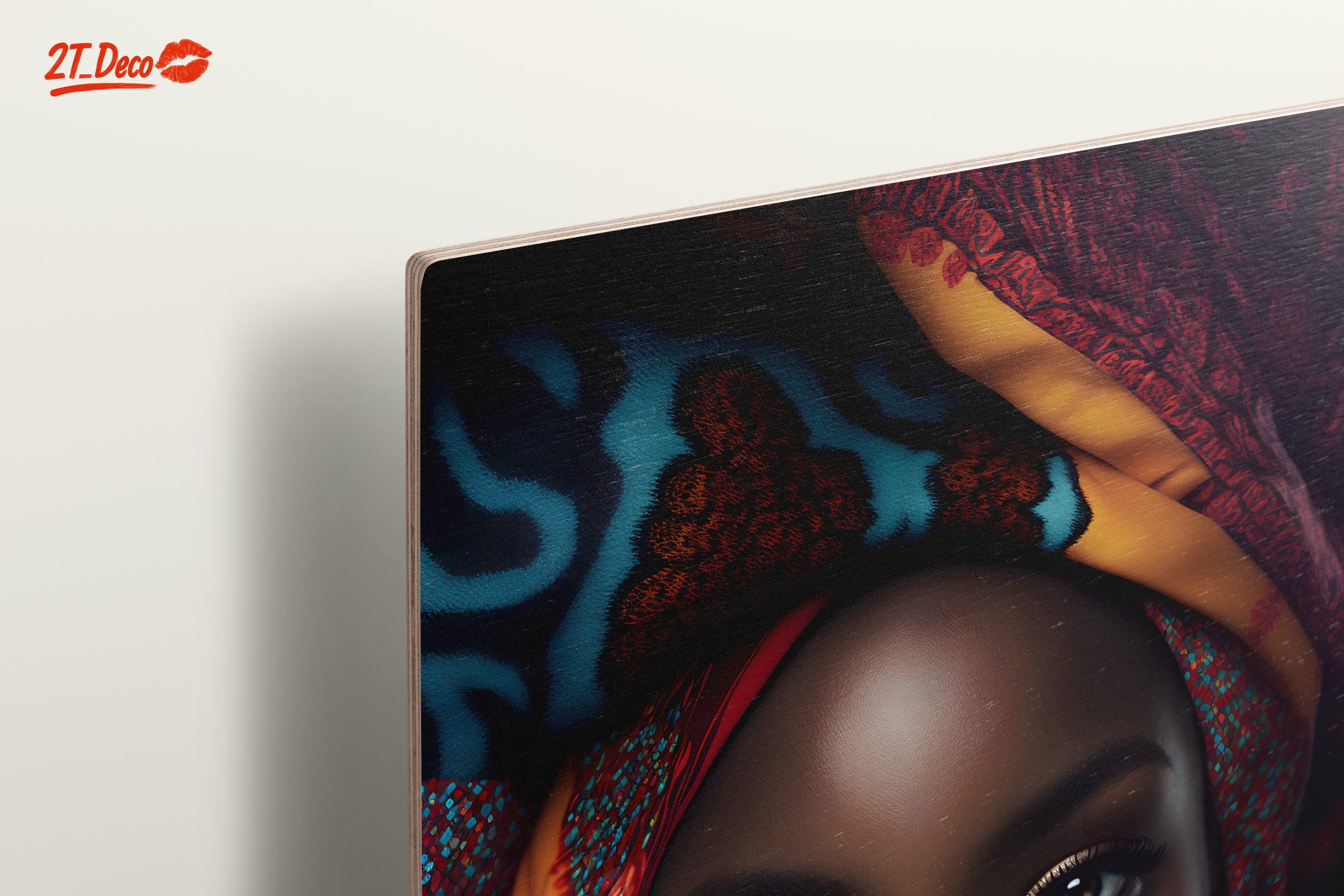 Stunning Cultural Portrait with Colorful Headwrap - Image 15