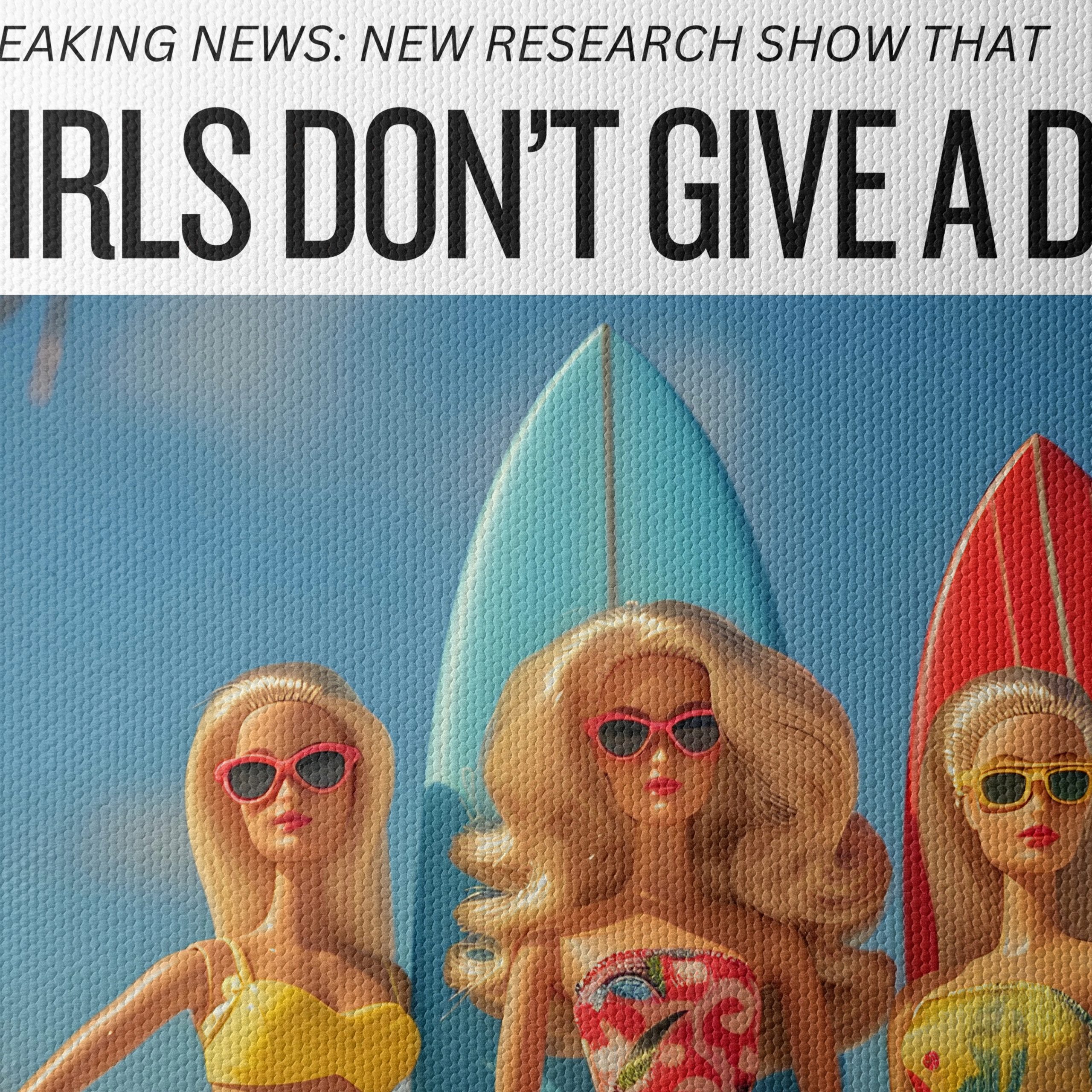 Girls Don’t Give a Damn - Playful Graphic Art - Image 4