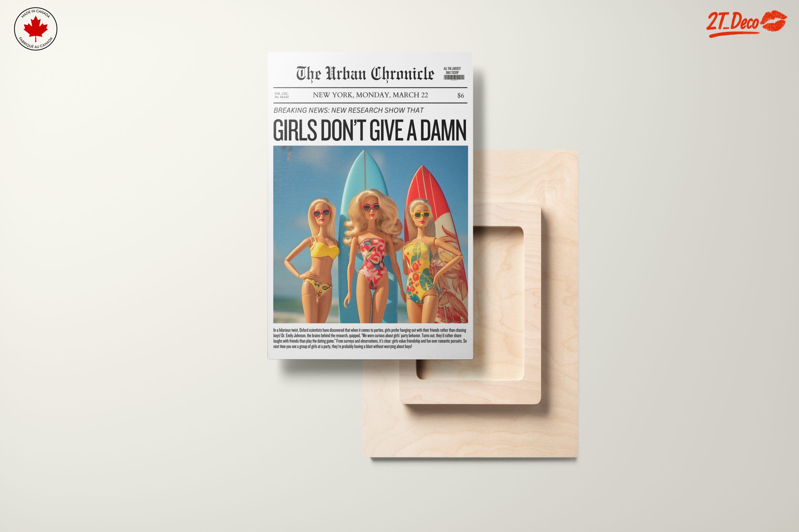 Girls Don’t Give a Damn - Playful Graphic Art - Image 11