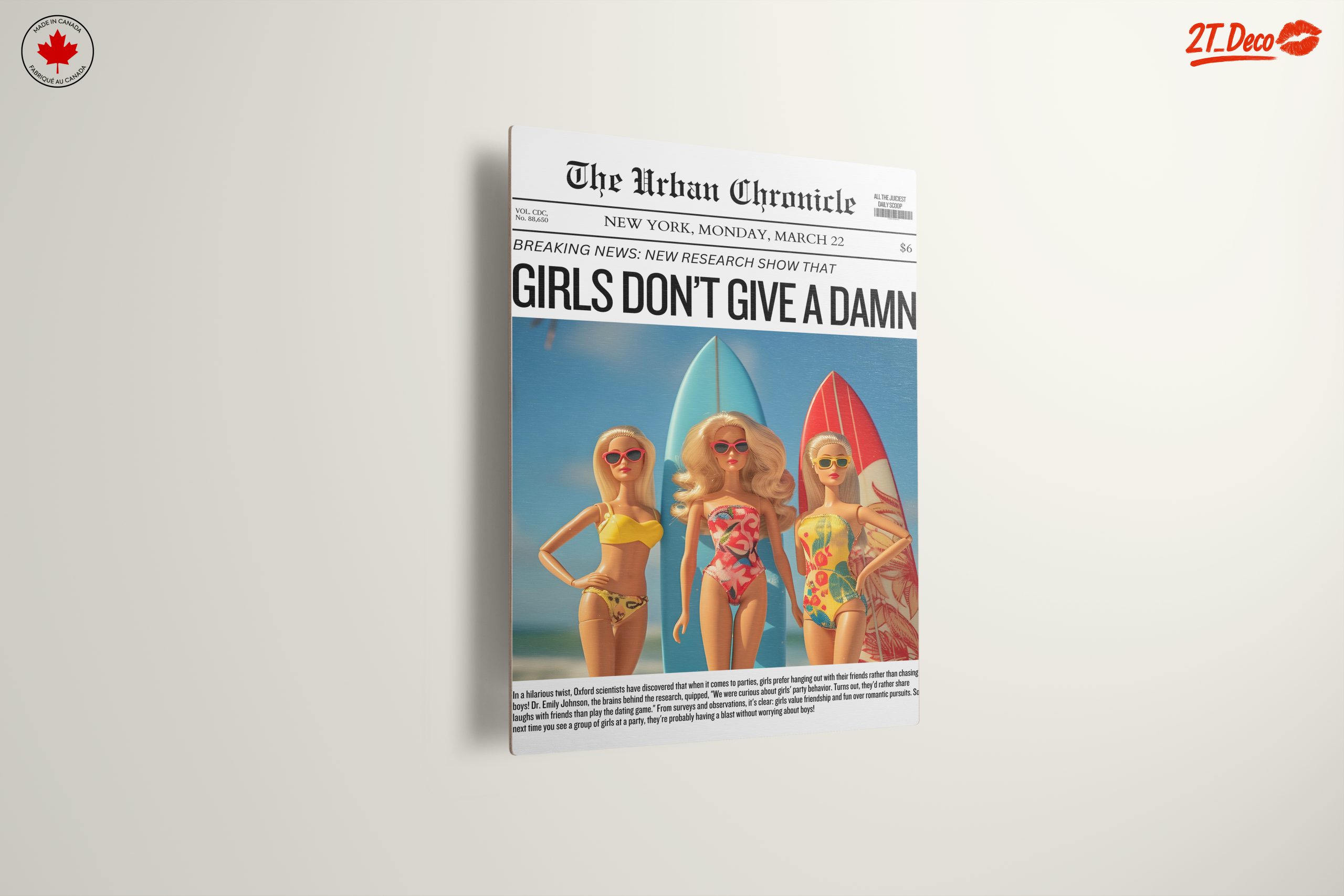 Girls Don’t Give a Damn - Playful Graphic Art - Image 13