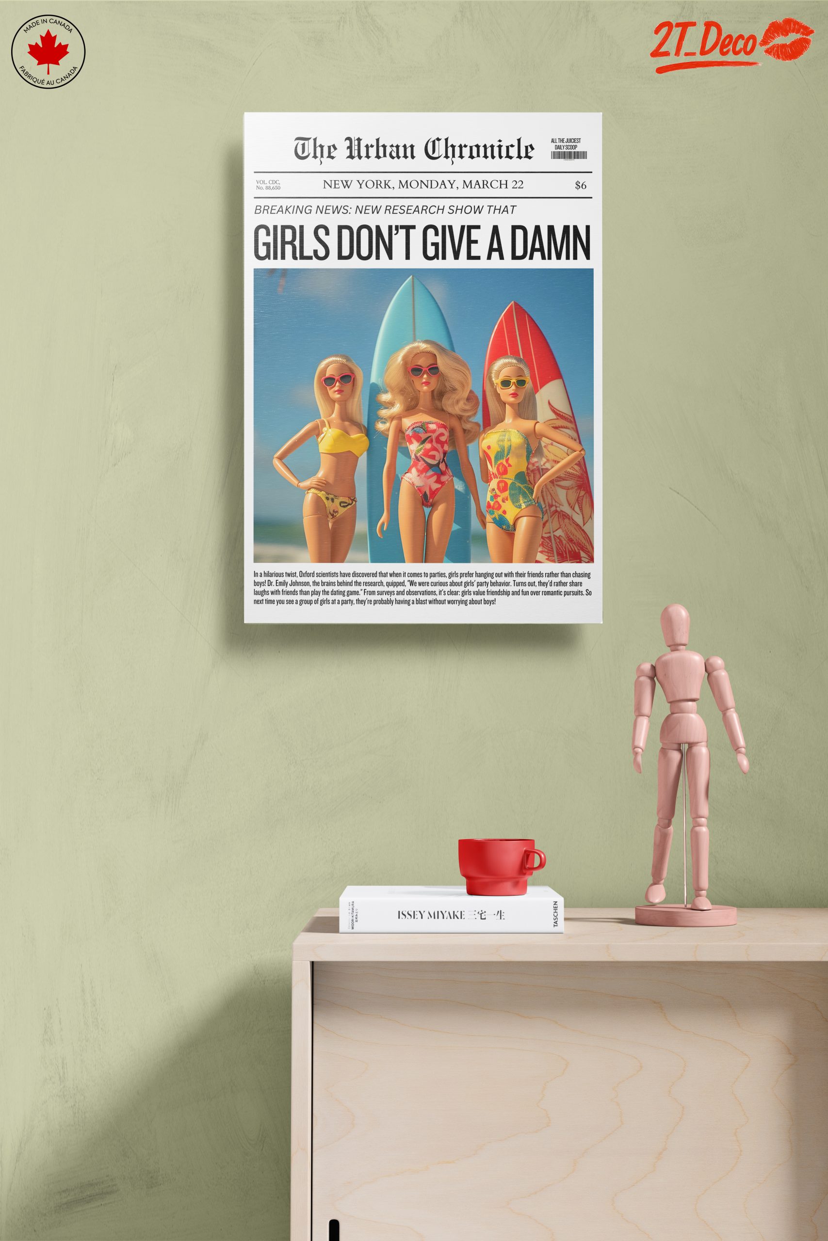 Girls Don’t Give a Damn - Playful Graphic Art - Image 14