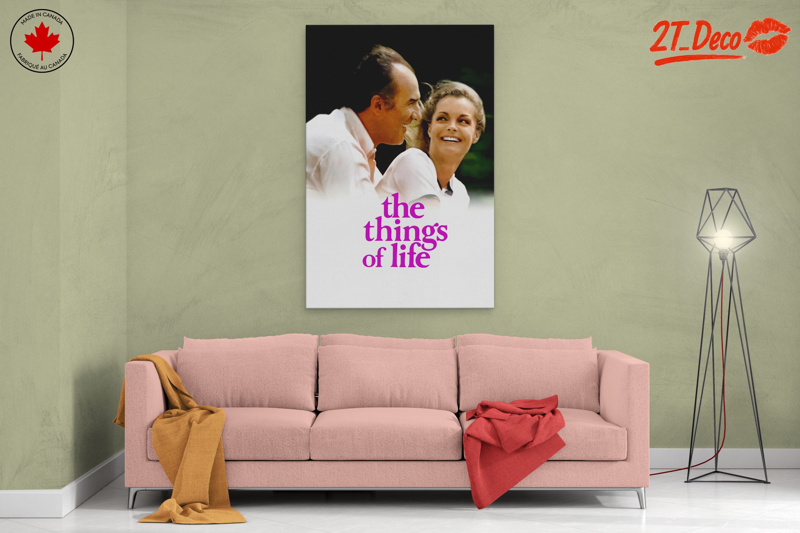 Classic Film Poster Art Featuring Romance - Image 2
