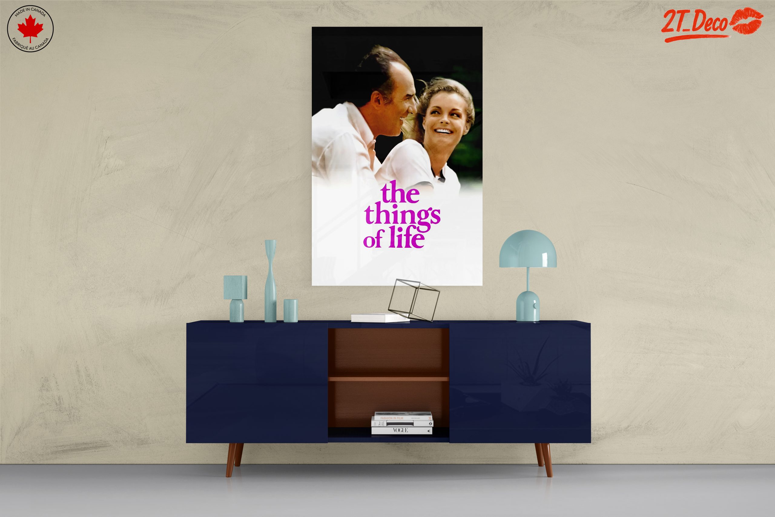 Classic Film Poster Art Featuring Romance - Image 8