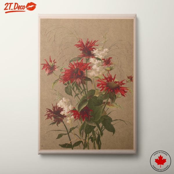 Vibrant Floral Arrangement on Neutral Background