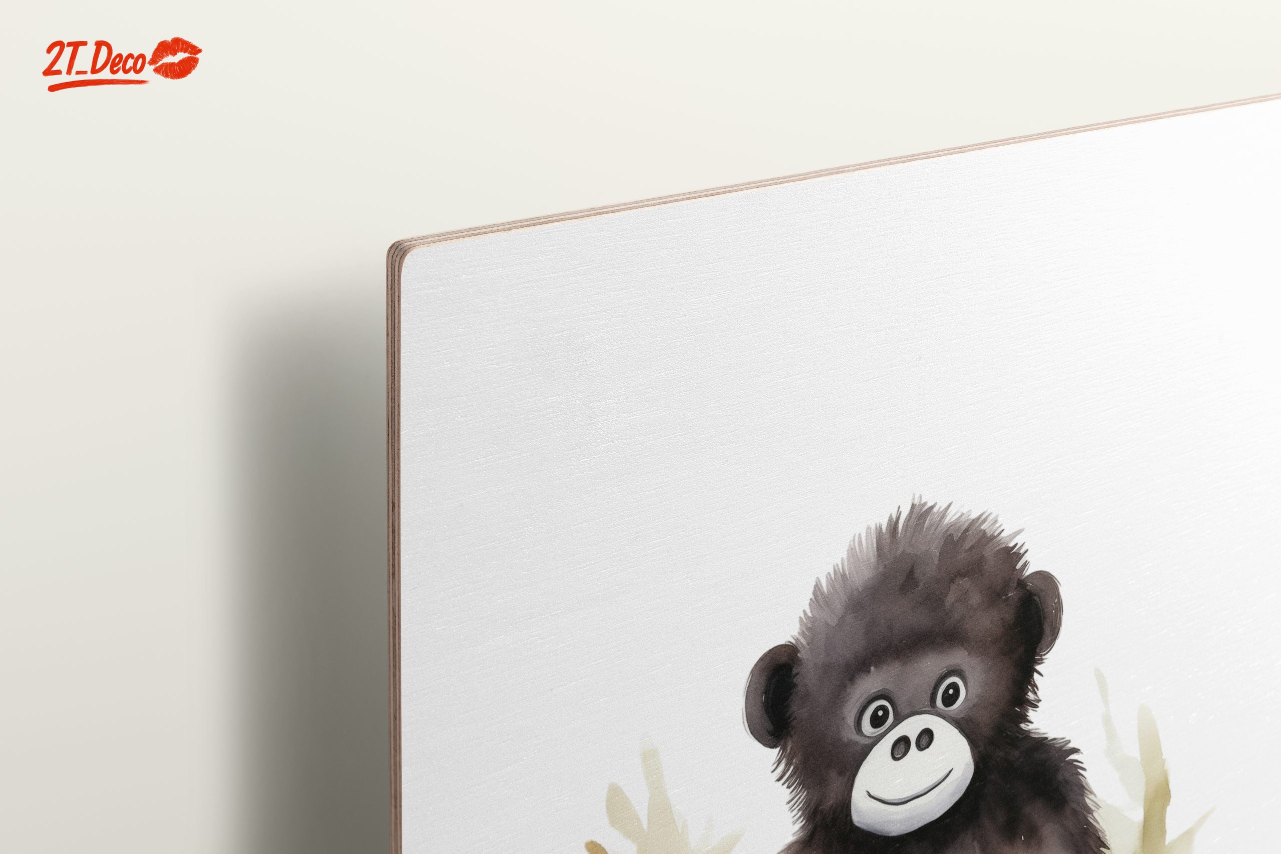 Adorable Gorilla Watercolor Art - Image 15