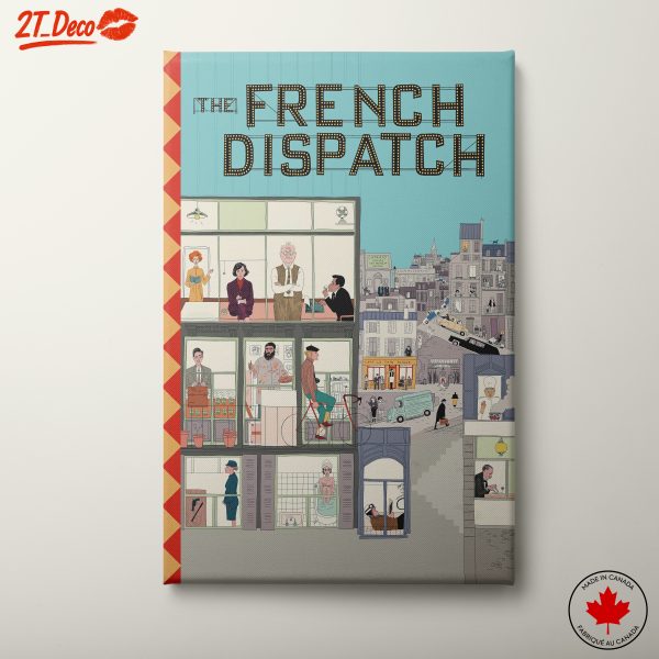 The French Dispatch Inspired Artwork