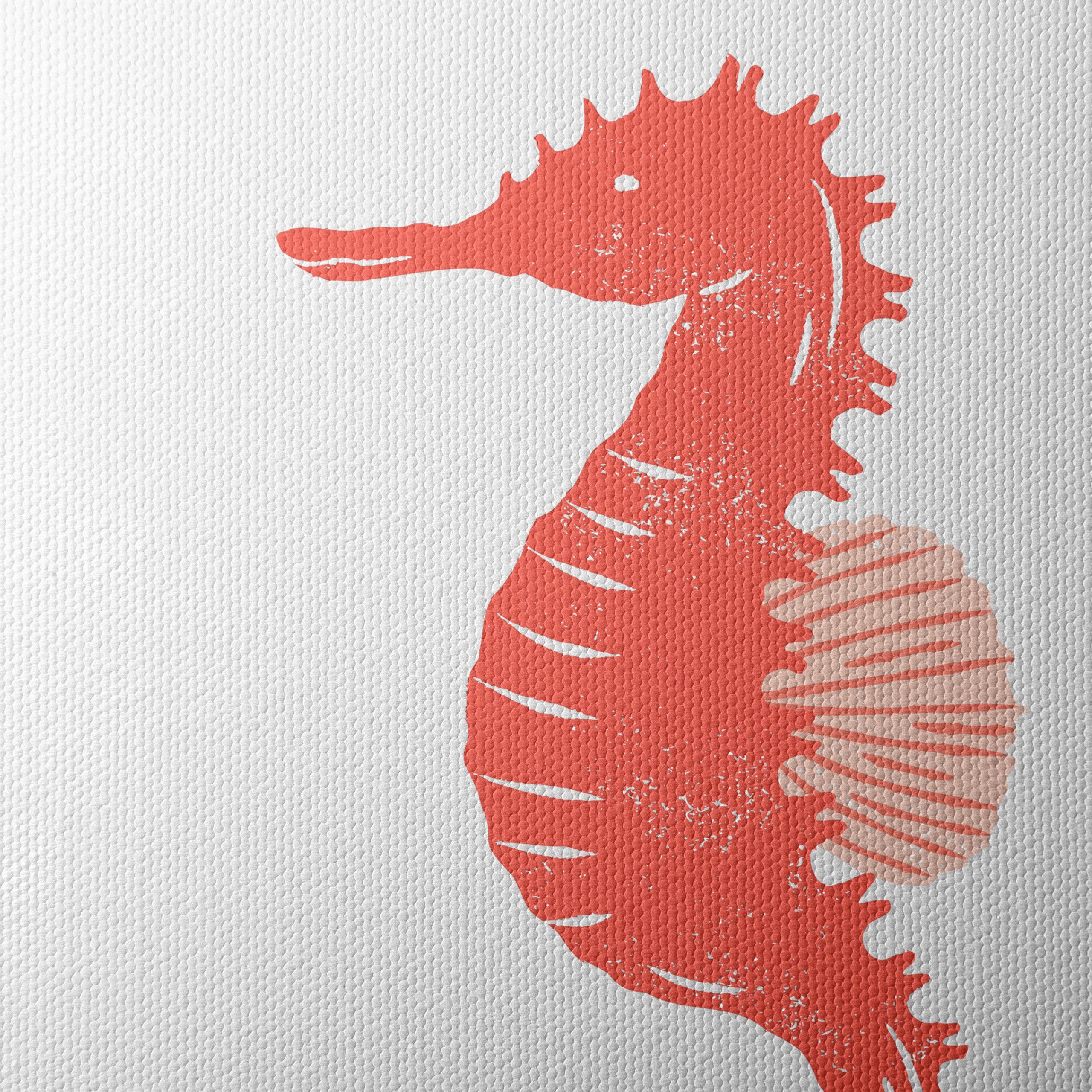 Stylized Seahorse Abstract Art 3 - Image 4