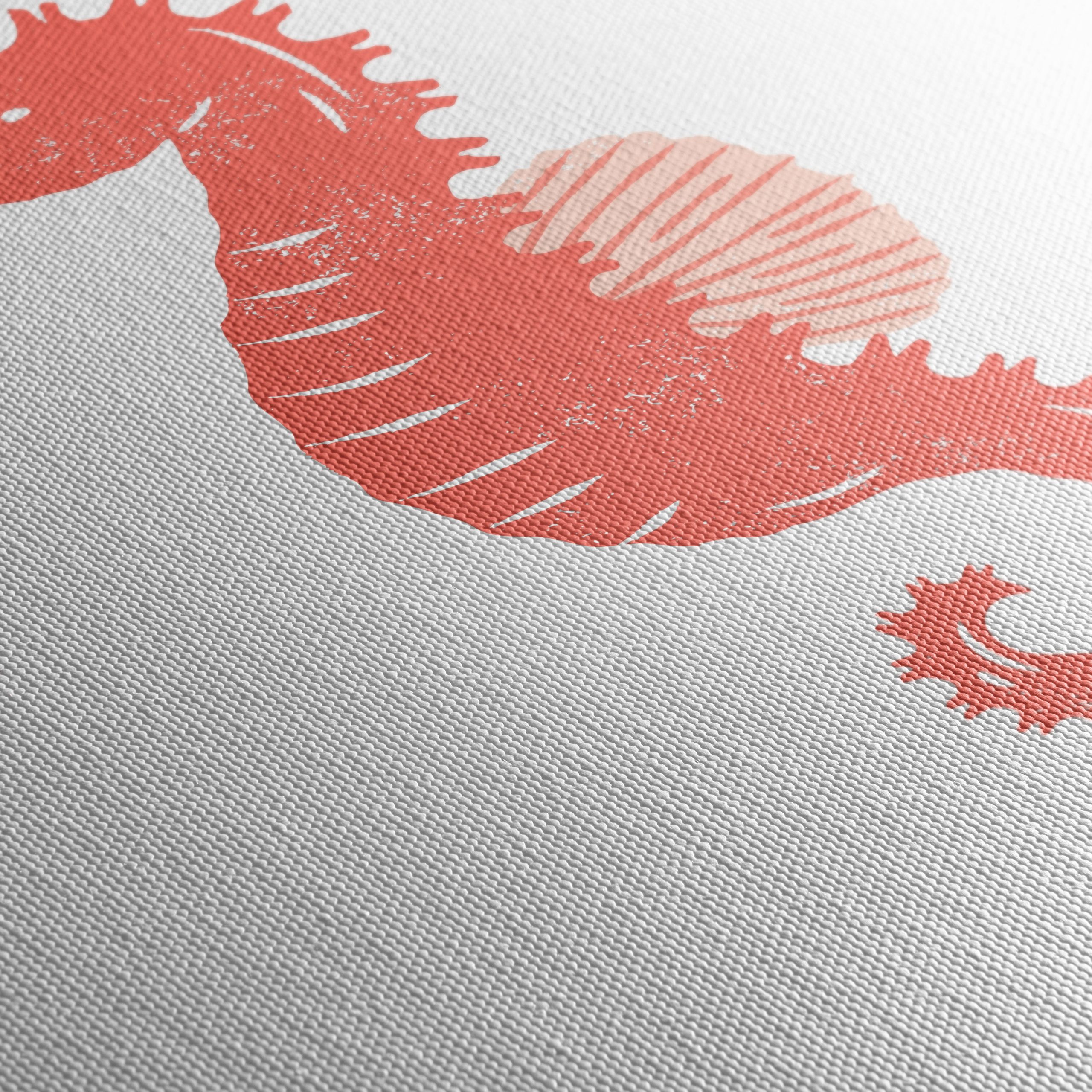 Stylized Seahorse Abstract Art 3 - Image 5