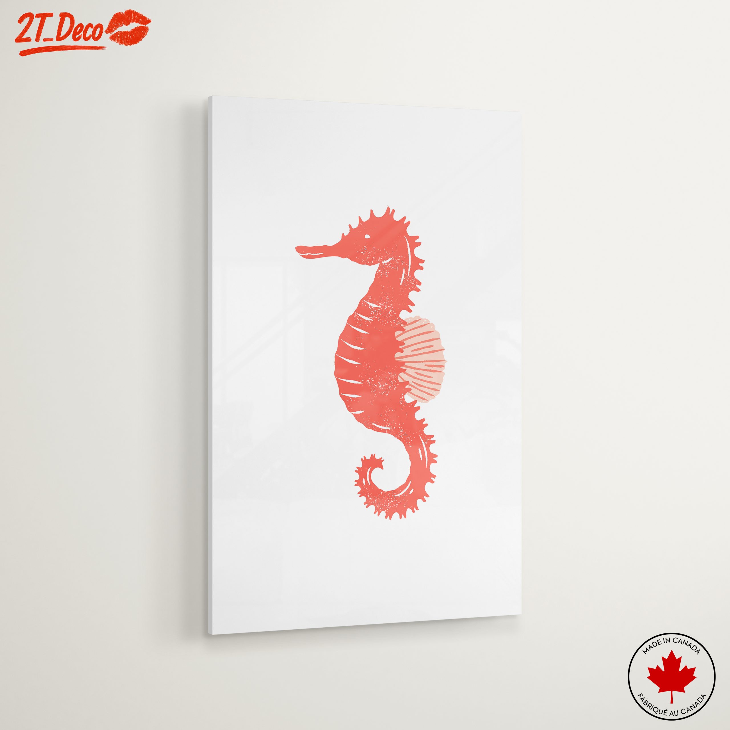 Stylized Seahorse Abstract Art 3 - Image 6