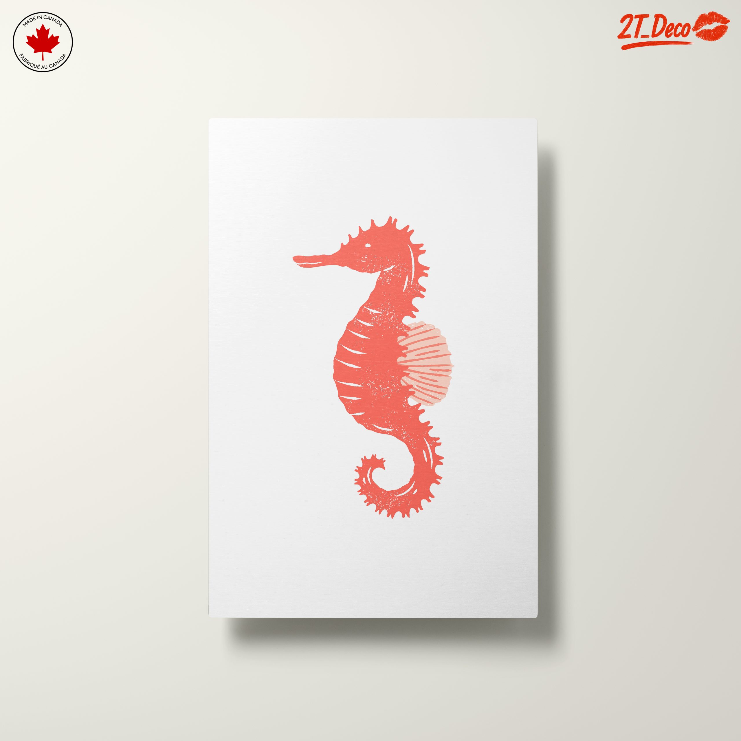 Stylized Seahorse Abstract Art 3 - Image 10