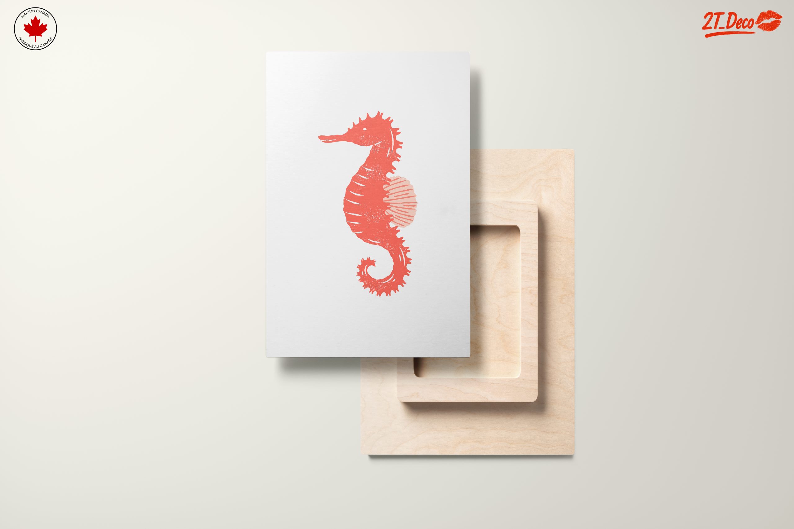 Stylized Seahorse Abstract Art 3 - Image 11