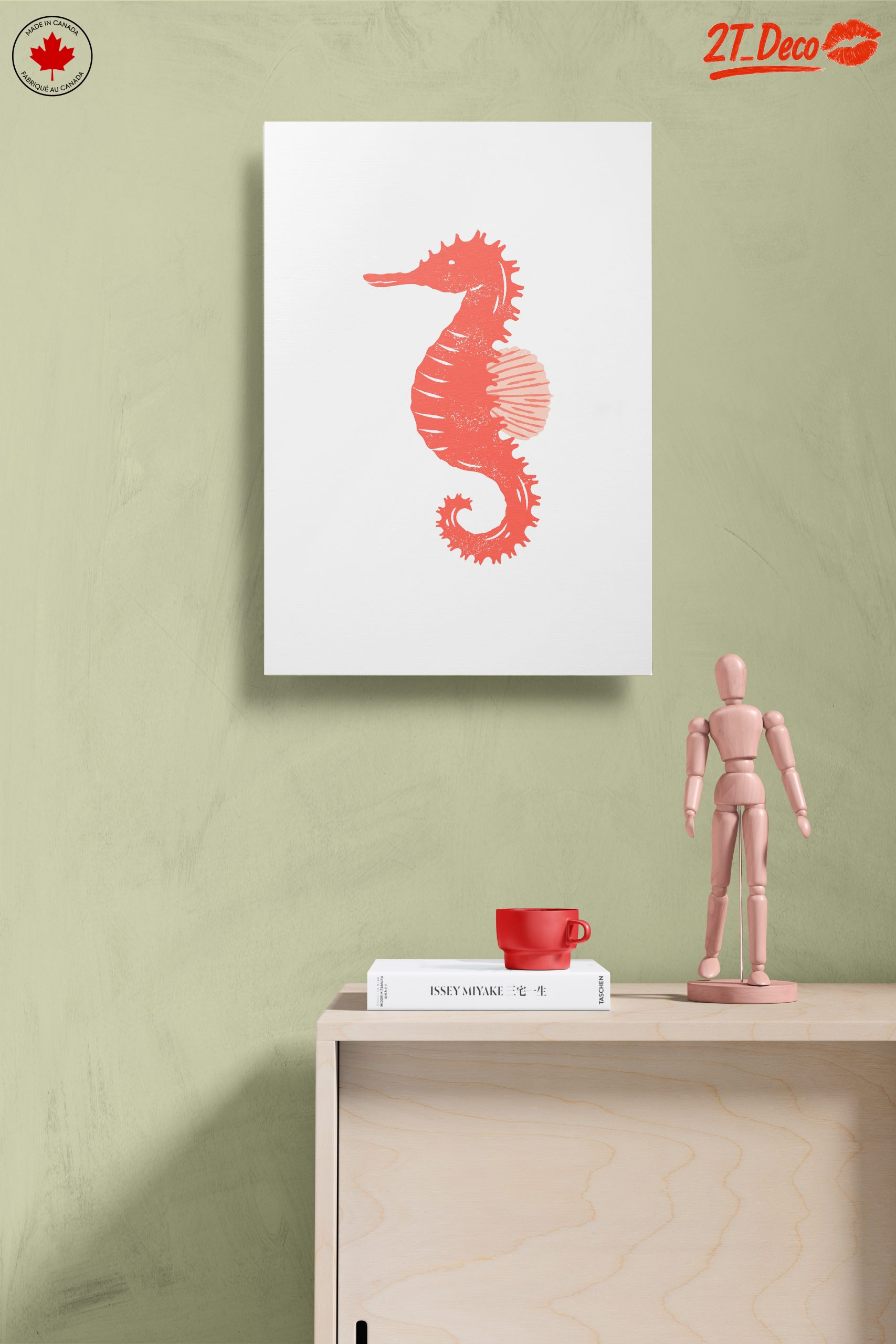 Stylized Seahorse Abstract Art 3 - Image 14