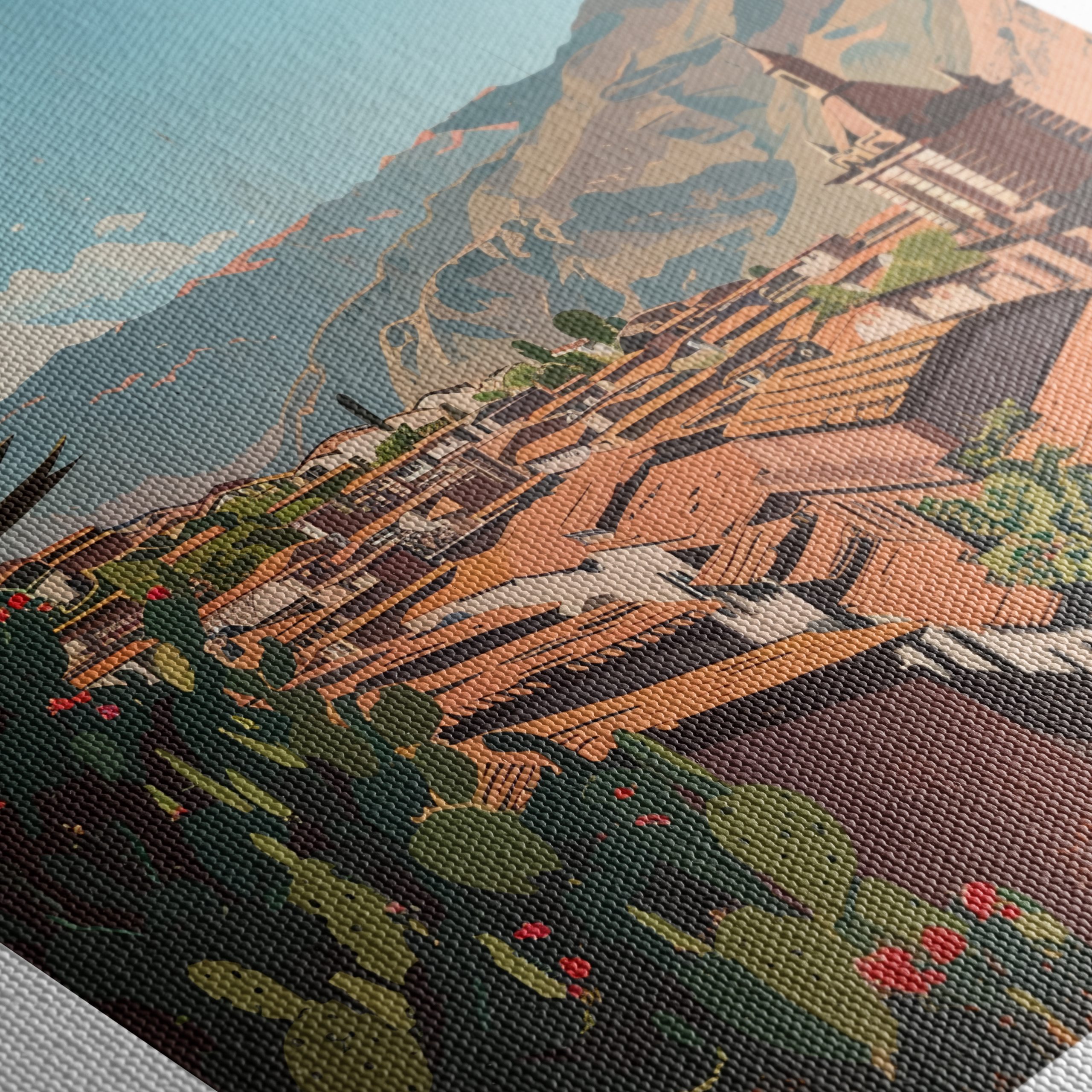 Contemporary Cusco Cityscape Artwork - Image 5