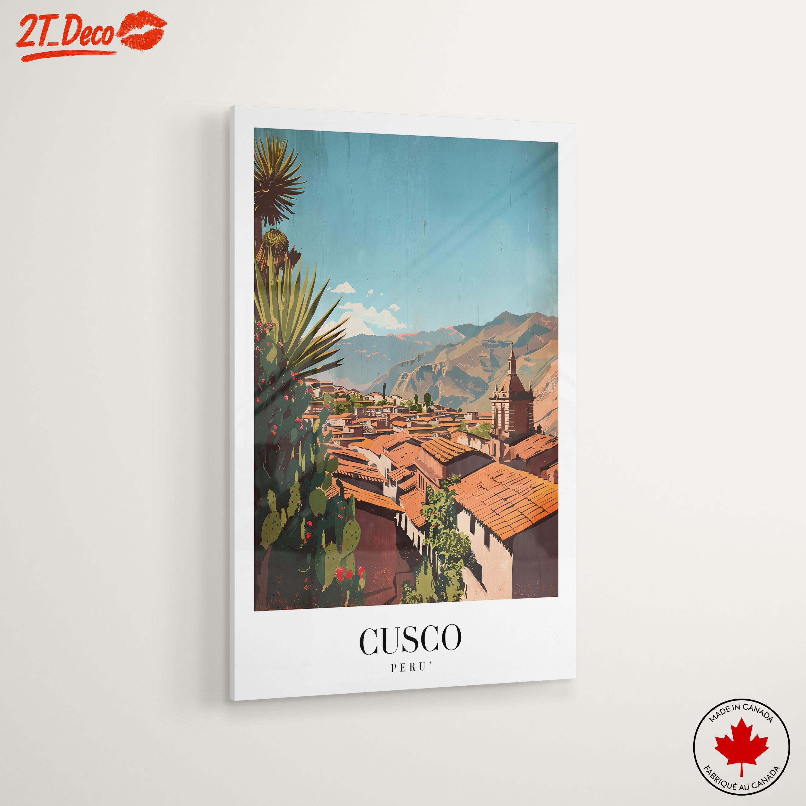 Contemporary Cusco Cityscape Artwork - Image 6