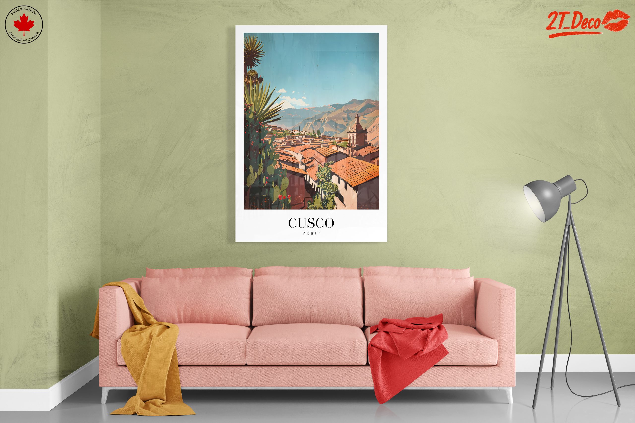 Contemporary Cusco Cityscape Artwork - Image 7