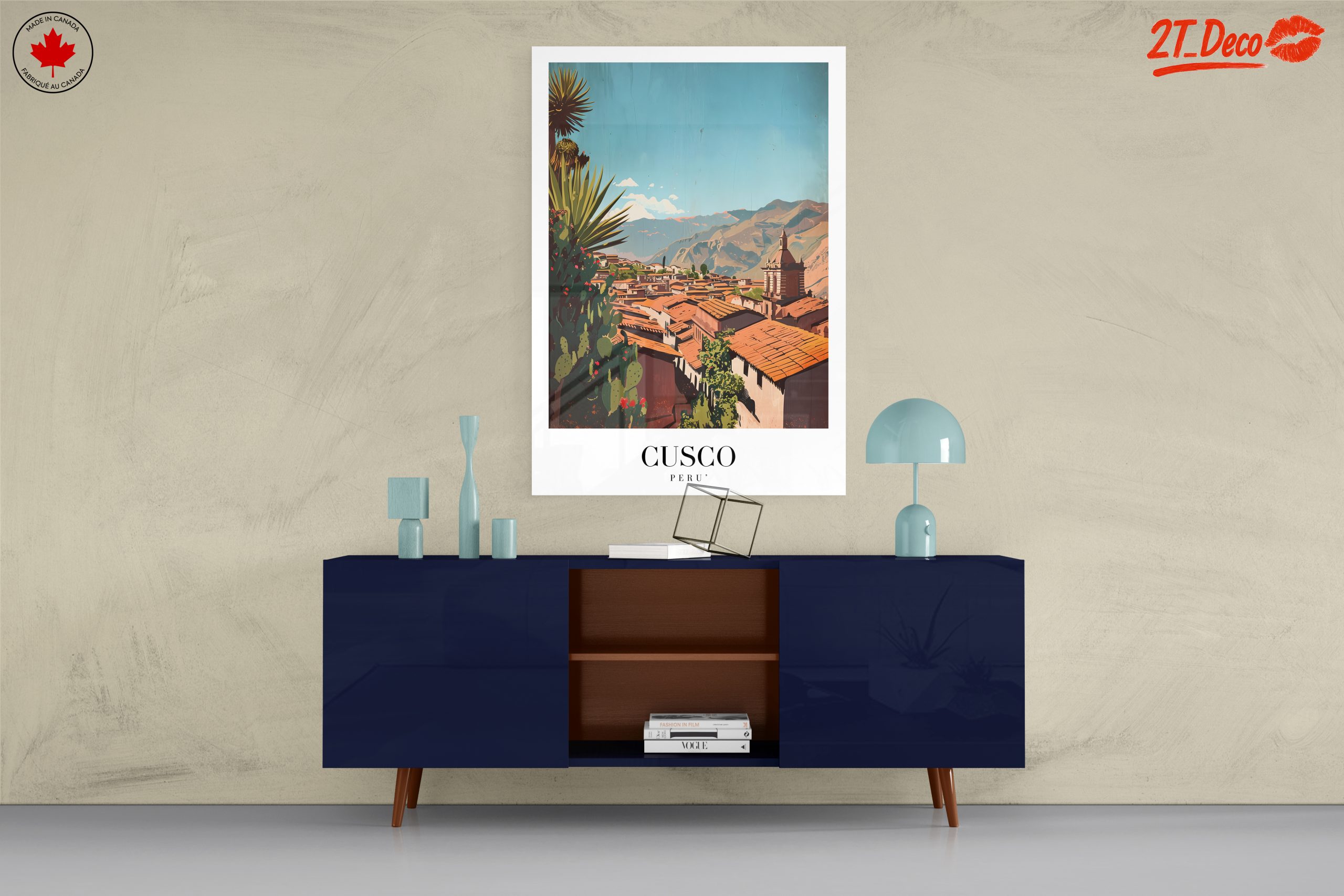Contemporary Cusco Cityscape Artwork - Image 8