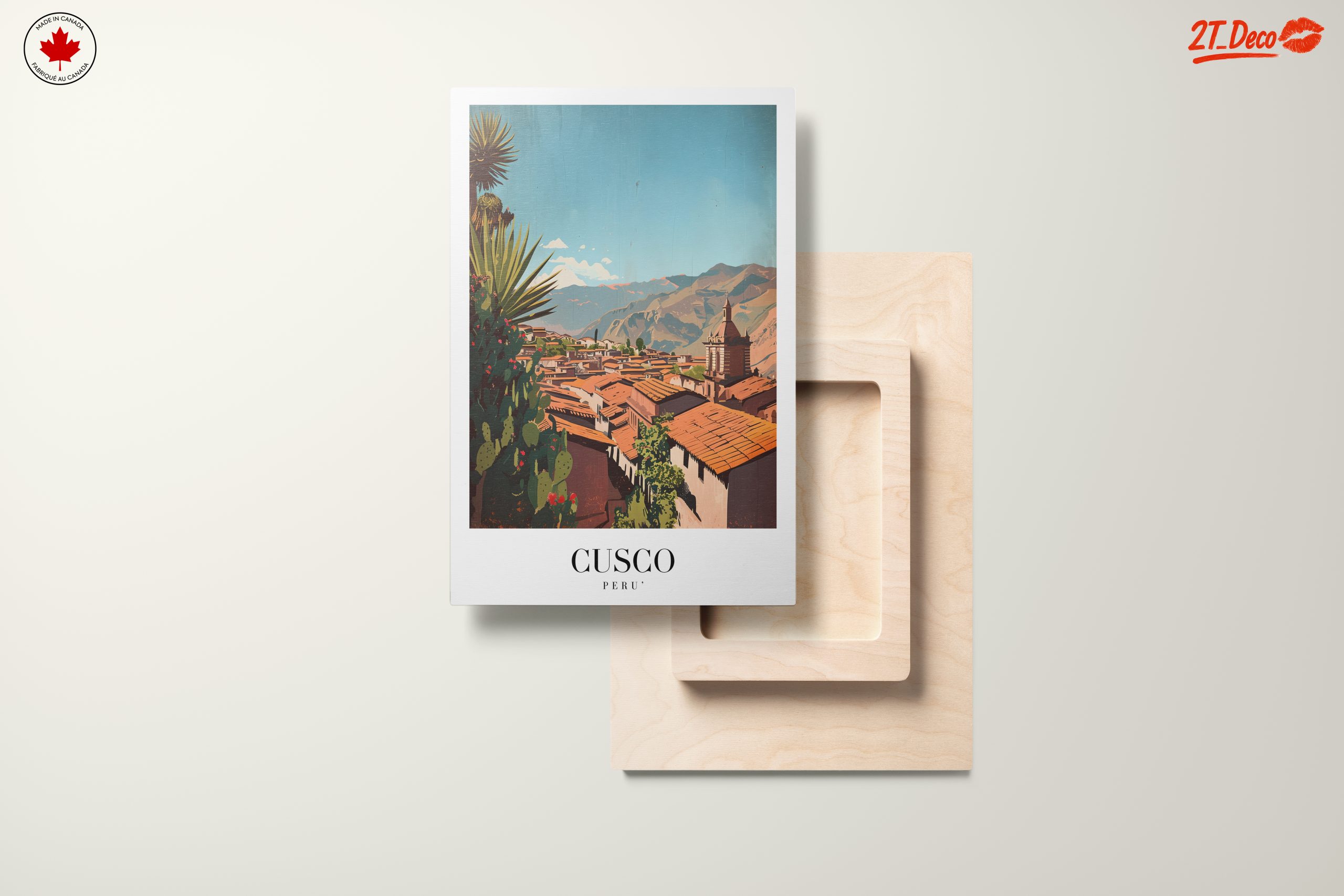 Contemporary Cusco Cityscape Artwork - Image 11