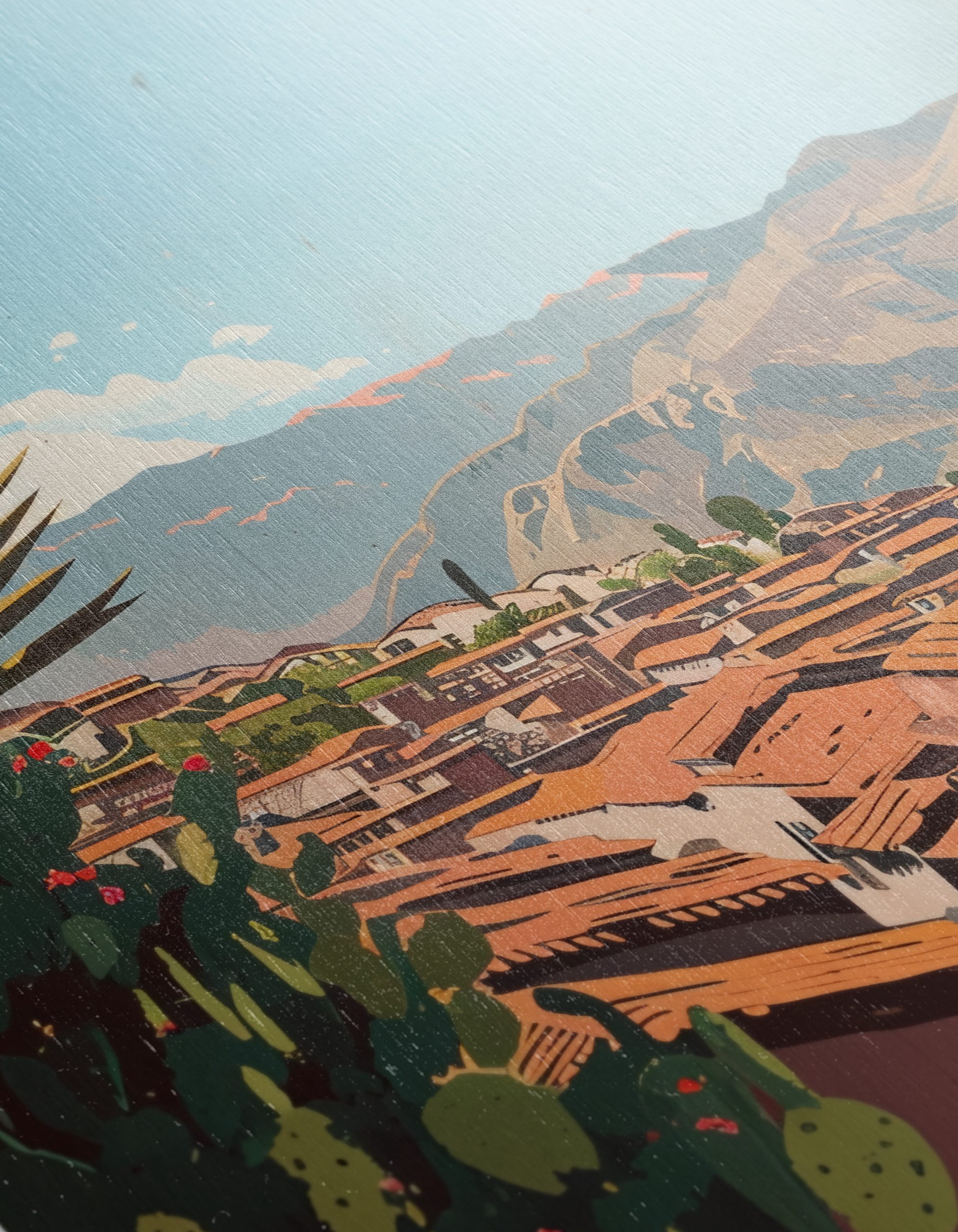 Contemporary Cusco Cityscape Artwork - Image 12