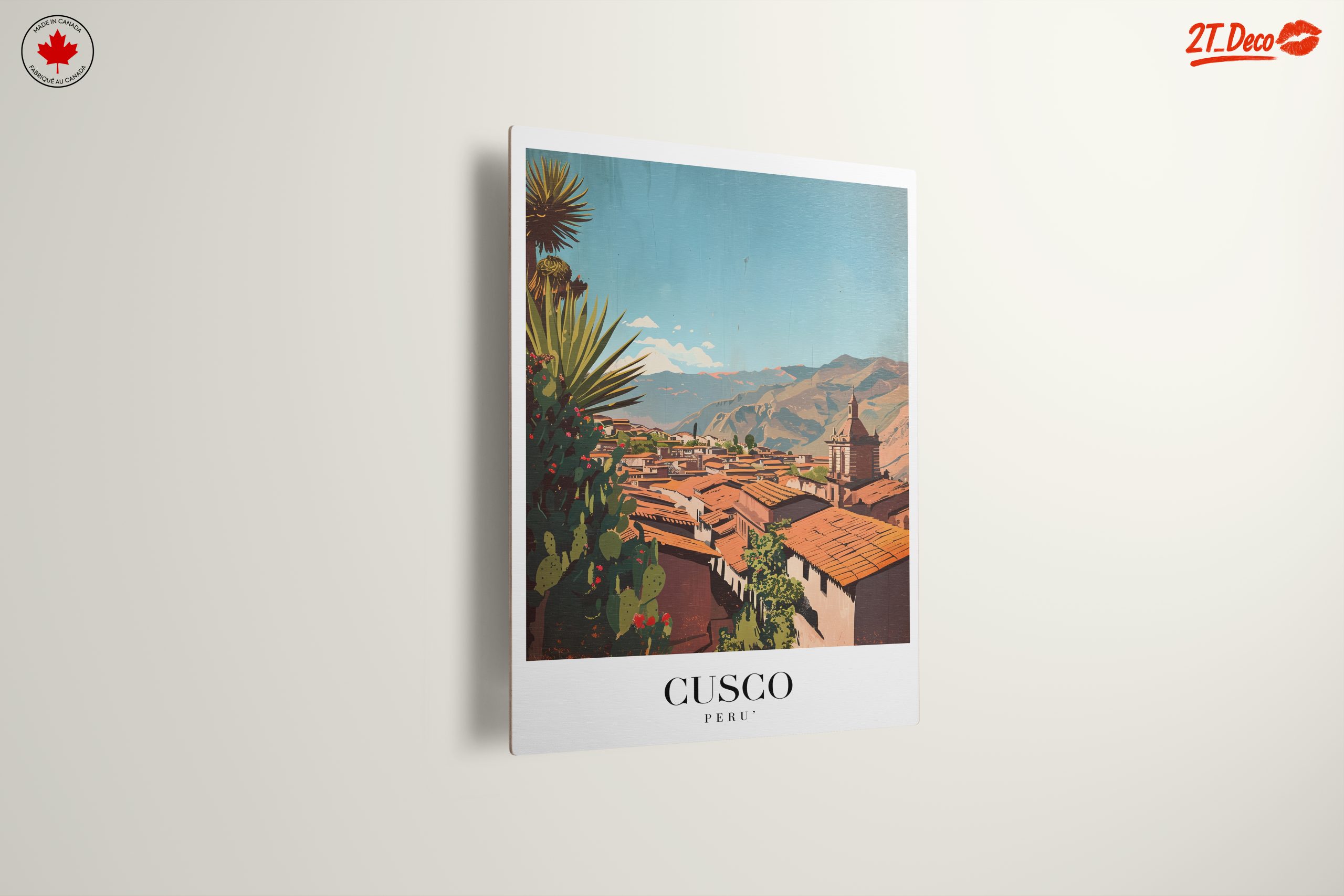 Contemporary Cusco Cityscape Artwork - Image 13