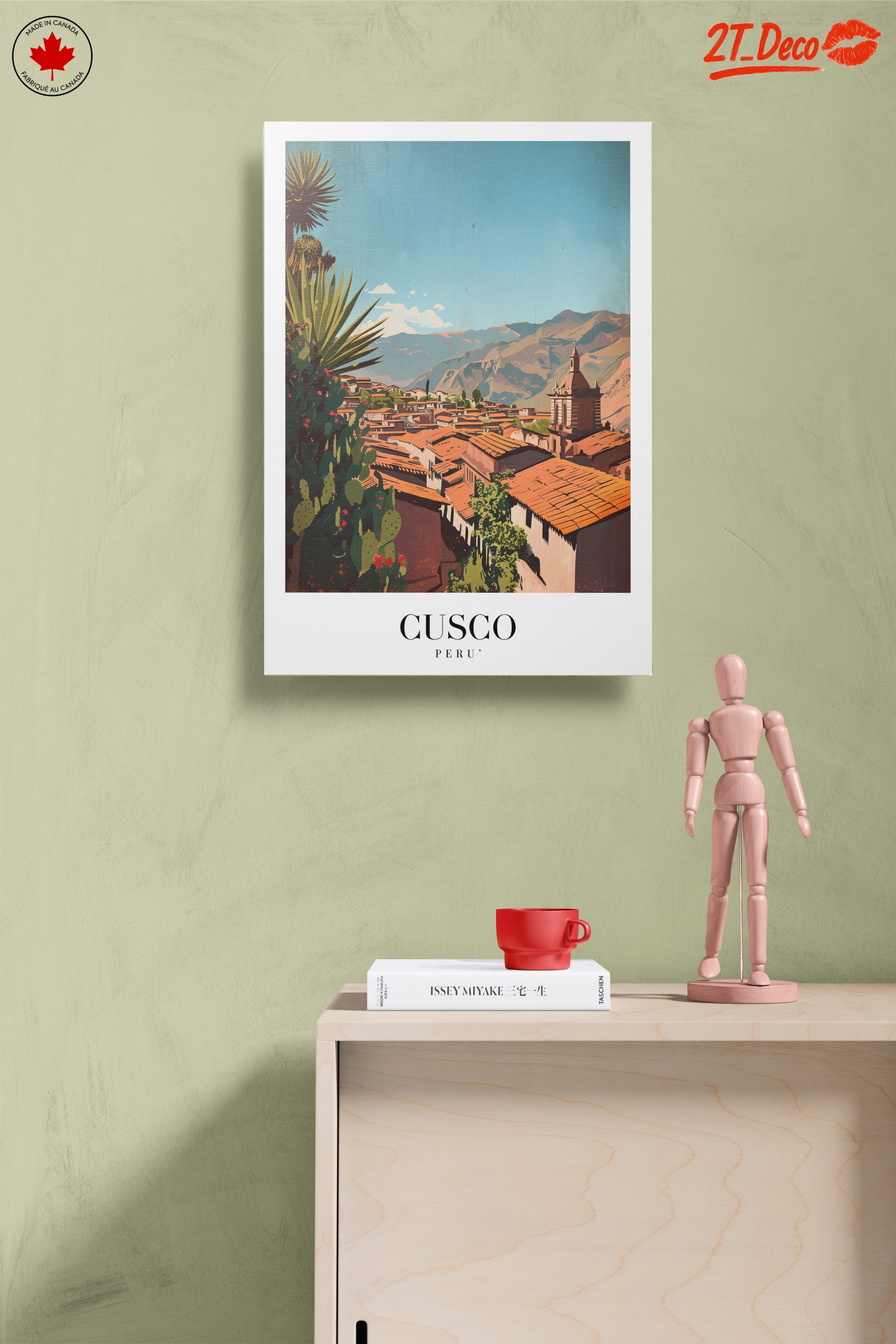 Contemporary Cusco Cityscape Artwork - Image 14