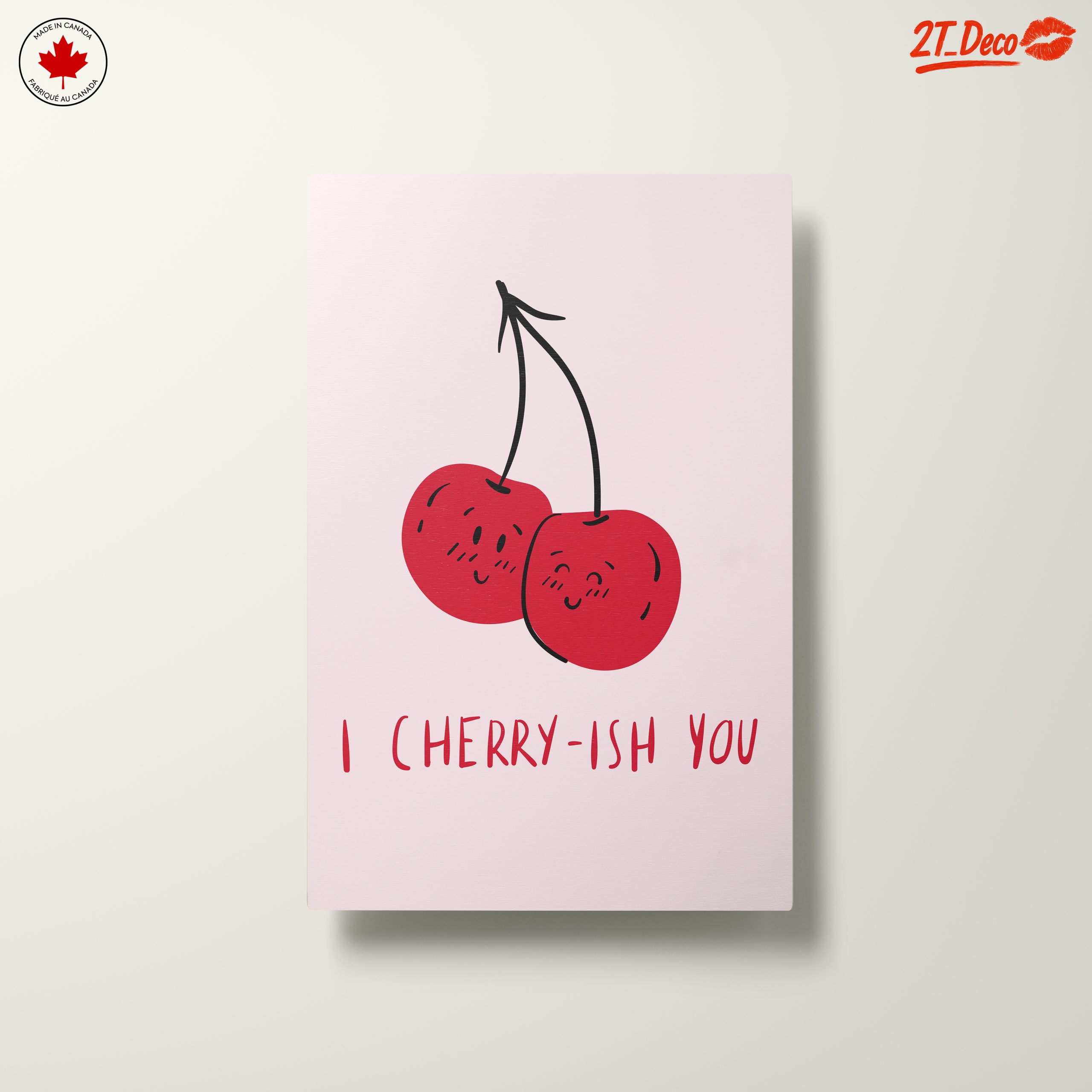 Cute Cherry Illustration with Playful Expression - Image 10