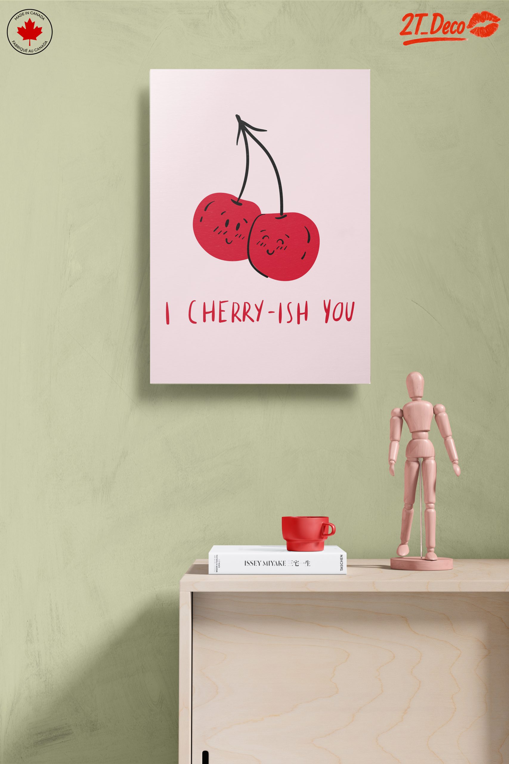 Cute Cherry Illustration with Playful Expression - Image 14