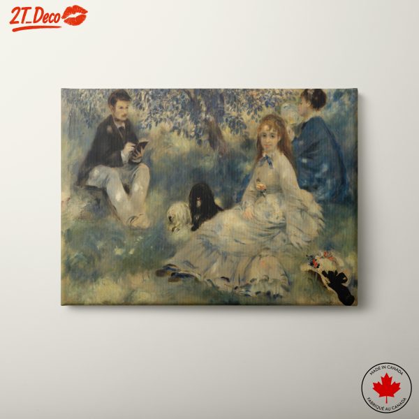 Classic Impressionist Figure Art with Pets
