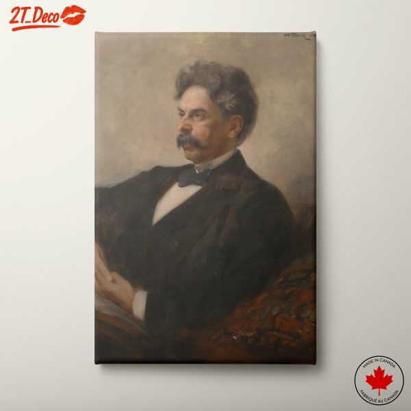 Contemporary Portrait Depicting a Reflective Gentleman