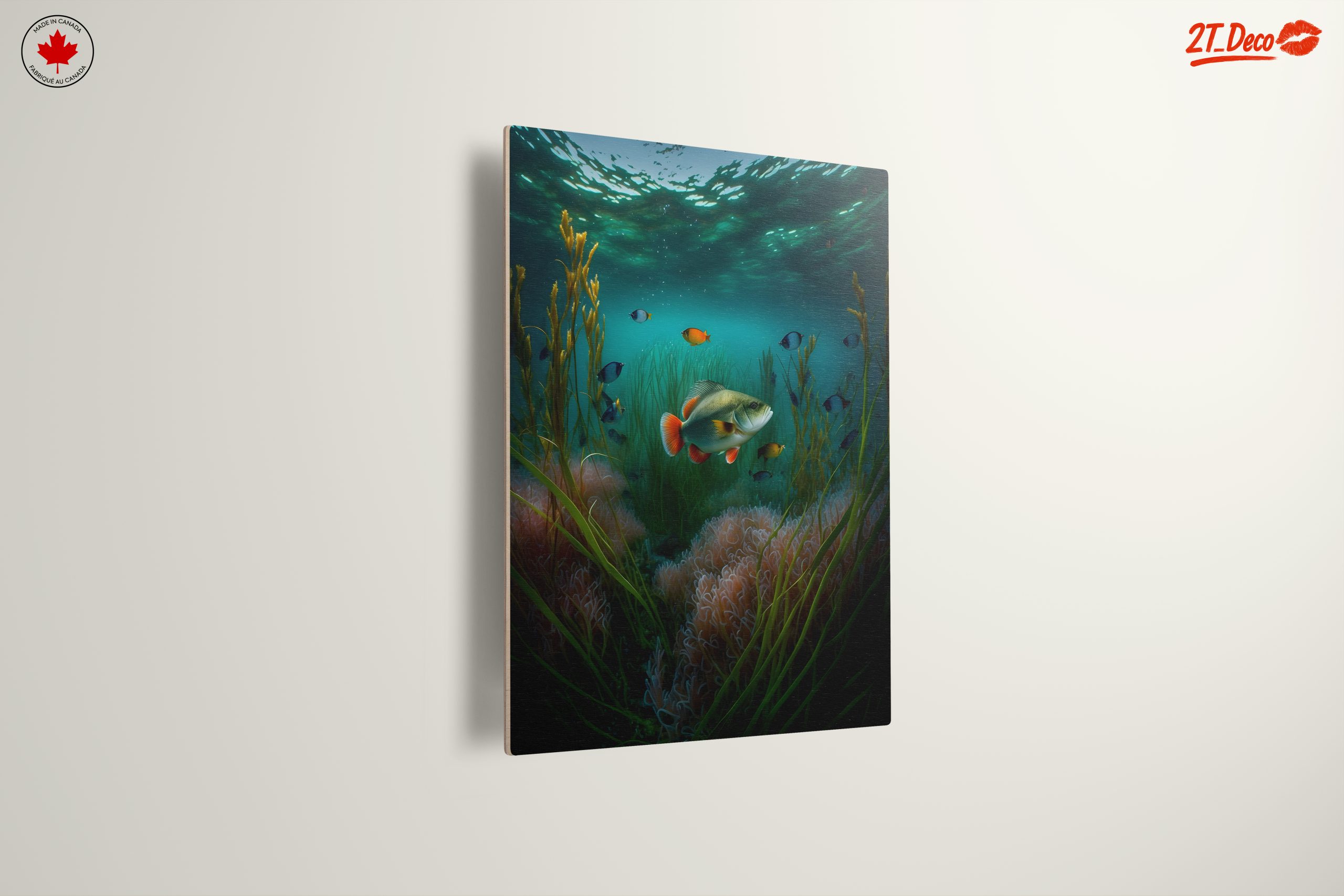 Vibrant Abstract Marine Life Underwater Art - Image 13