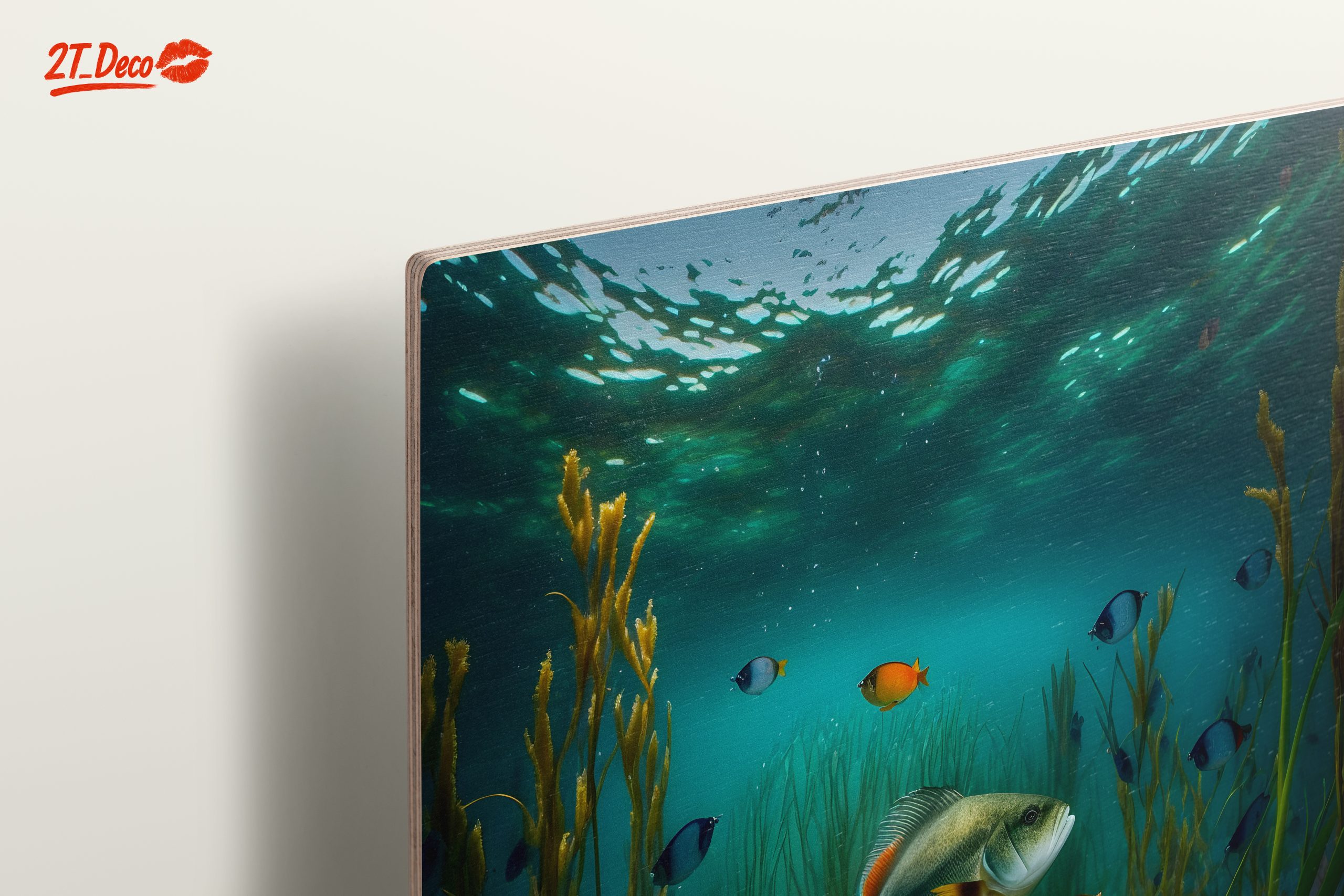 Vibrant Abstract Marine Life Underwater Art - Image 15