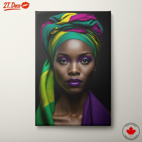 Vibrant Abstract Cultural Portrait 3
