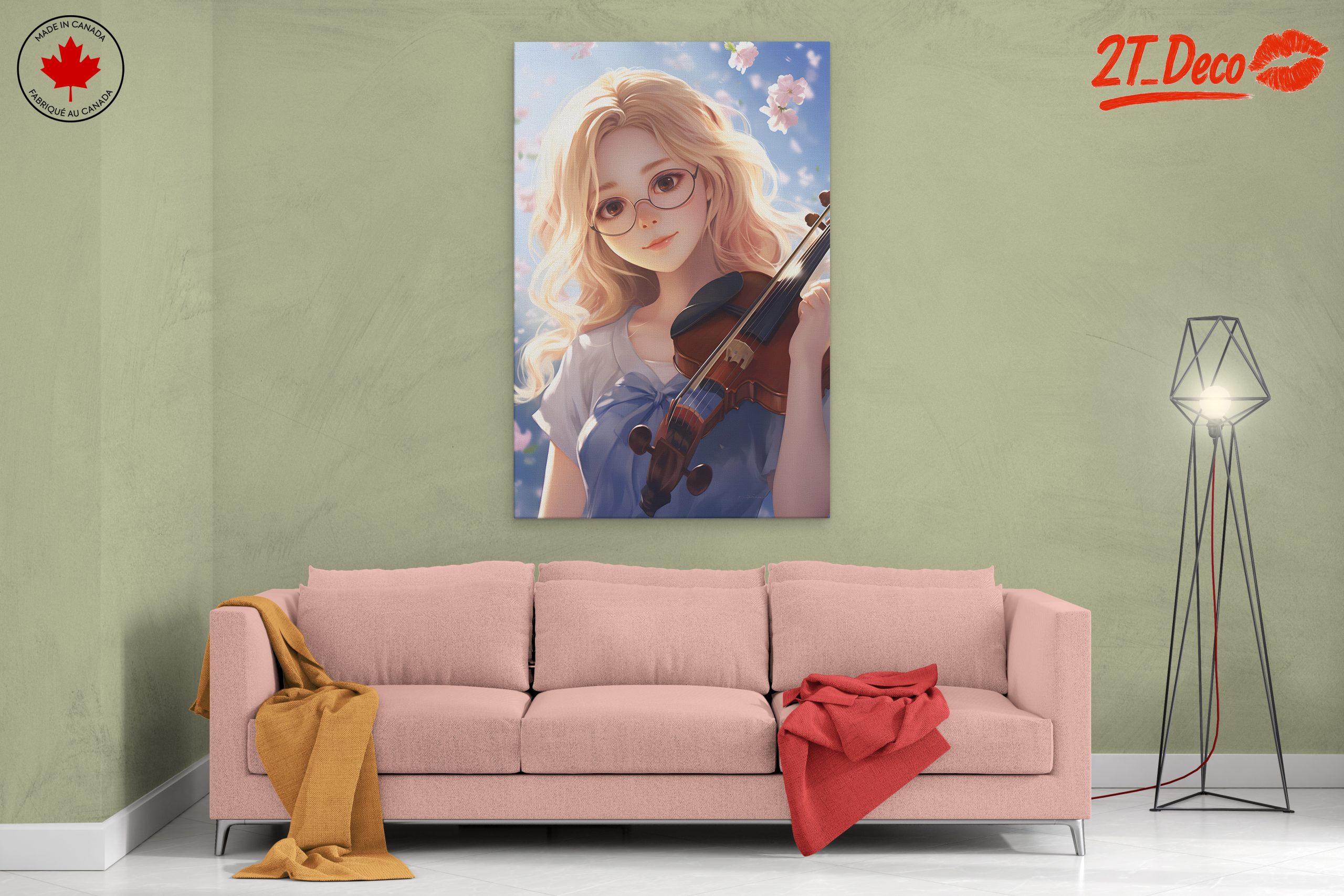 Charming Young Musician With Violin - Image 2