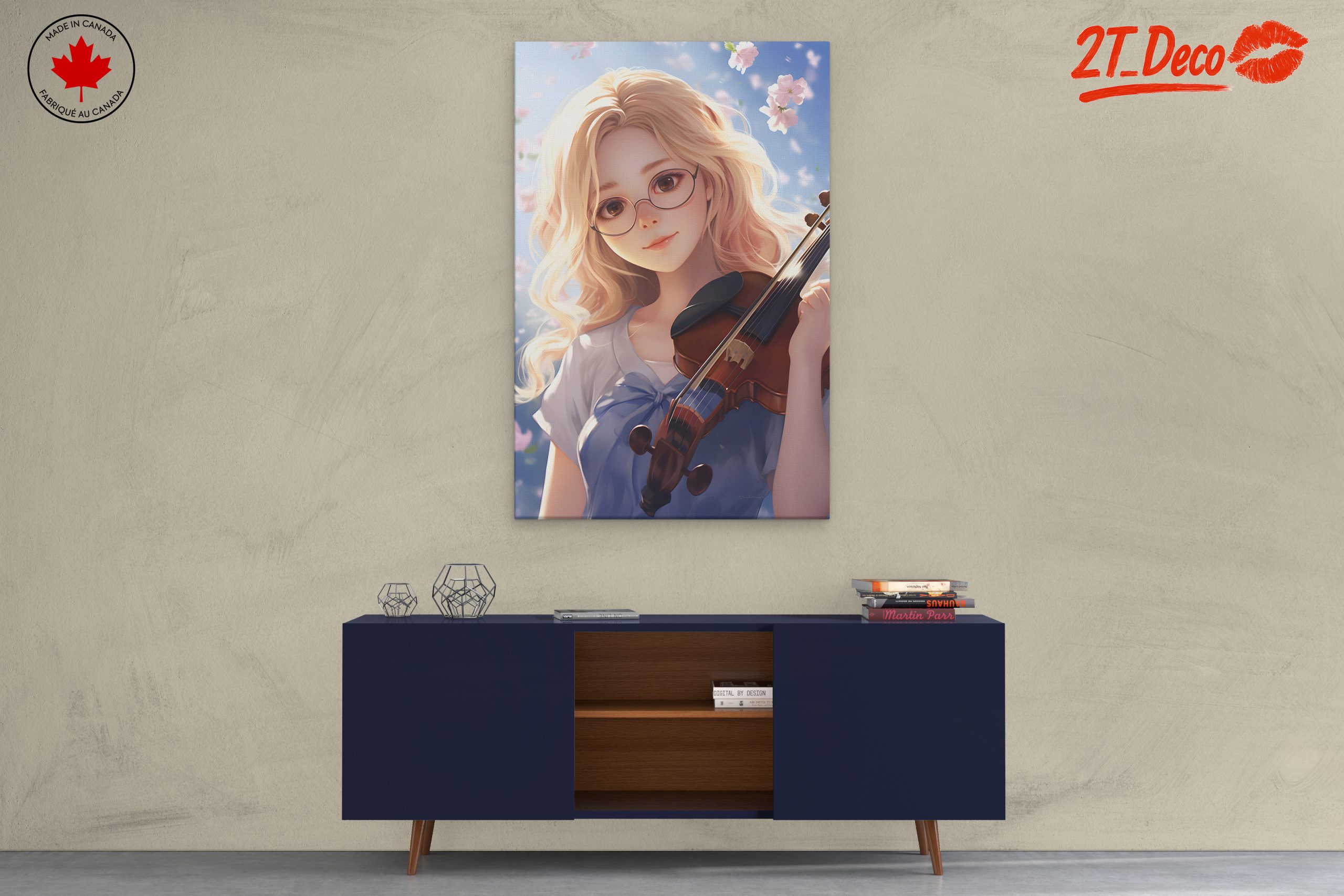 Charming Young Musician With Violin - Image 3
