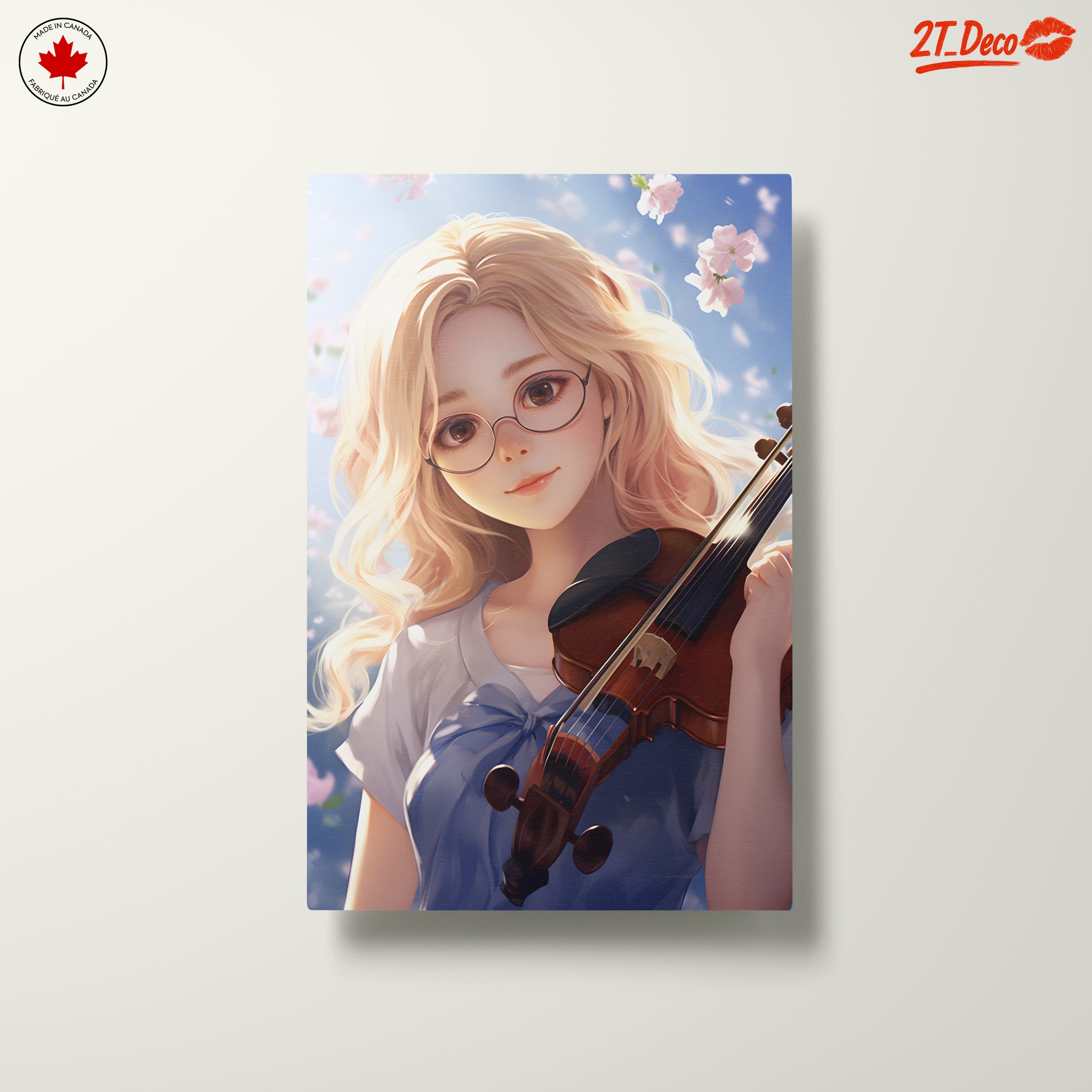 Charming Young Musician With Violin - Image 10