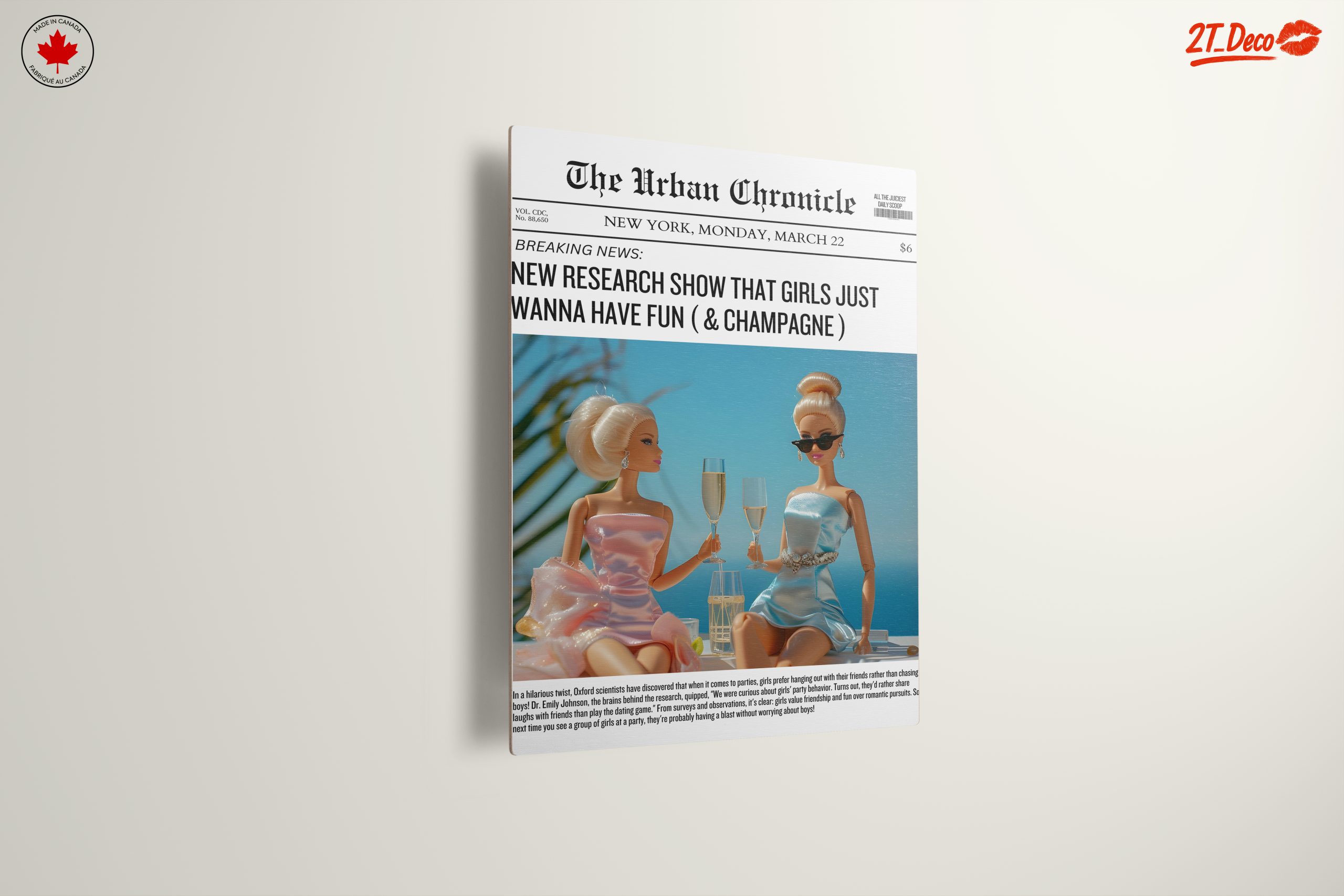 Girls Just Wanna Have Fun and Champagne Artwork - Image 13