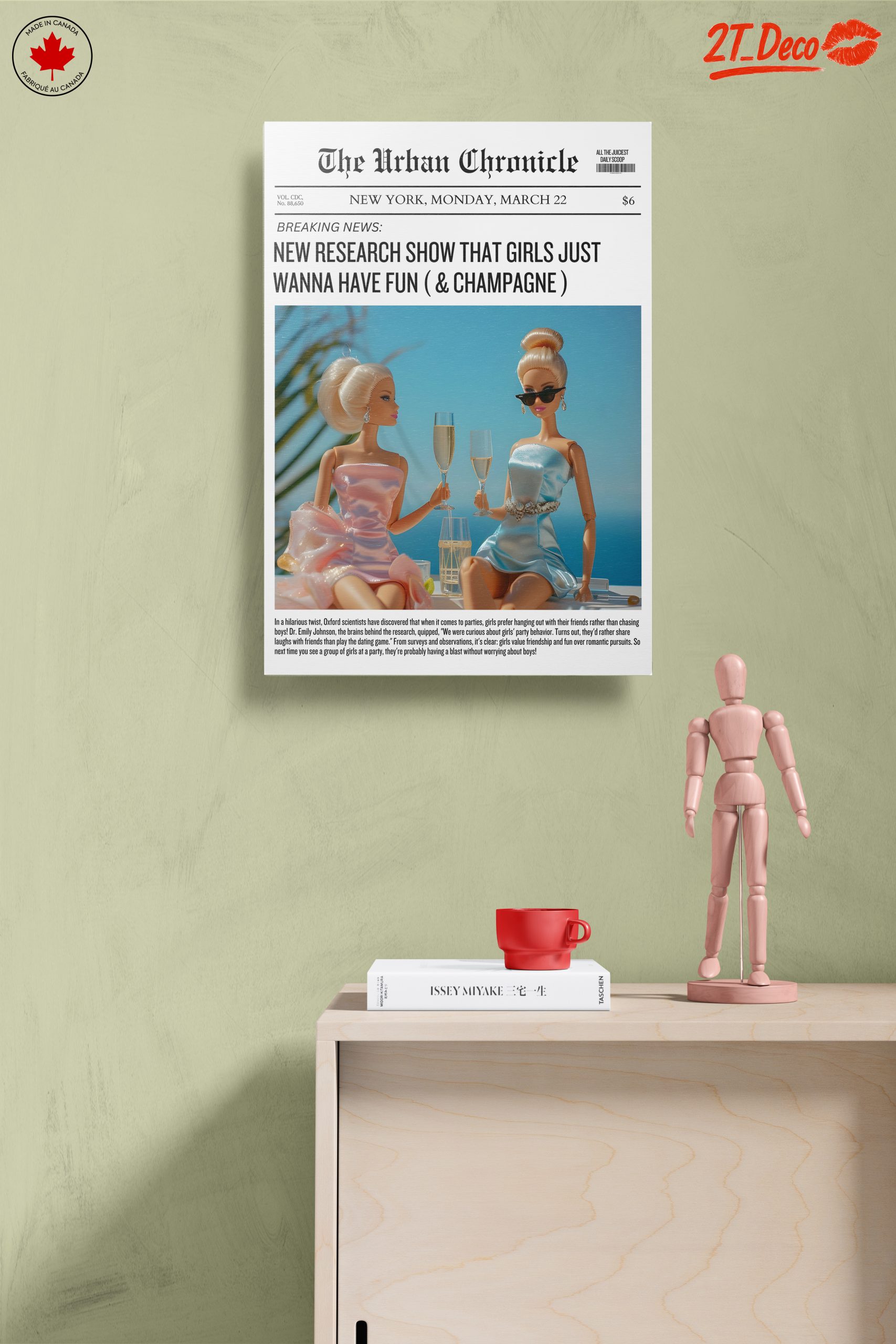 Girls Just Wanna Have Fun and Champagne Artwork - Image 14