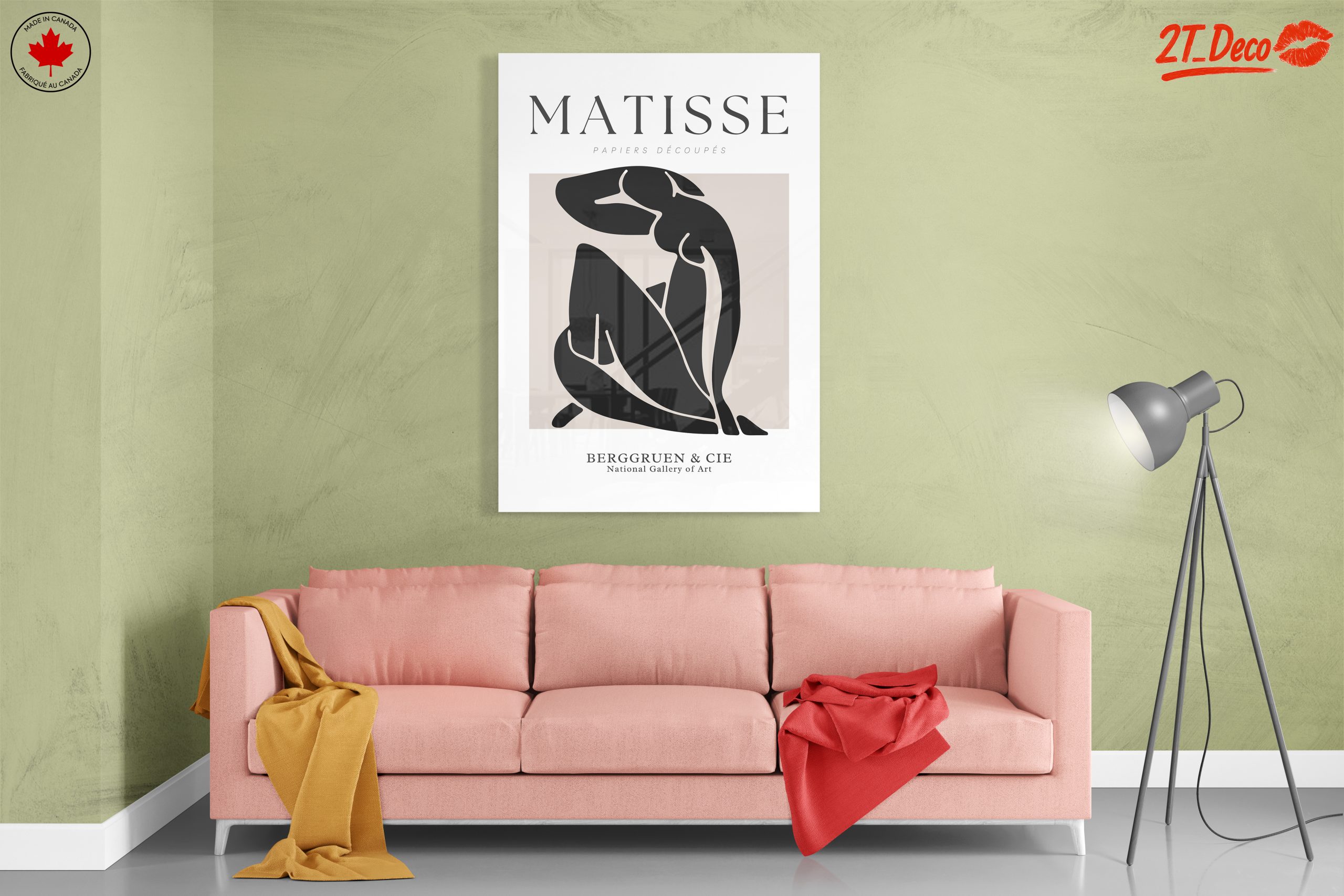 Matisse Inspired Contemporary Portrait Art - Image 7