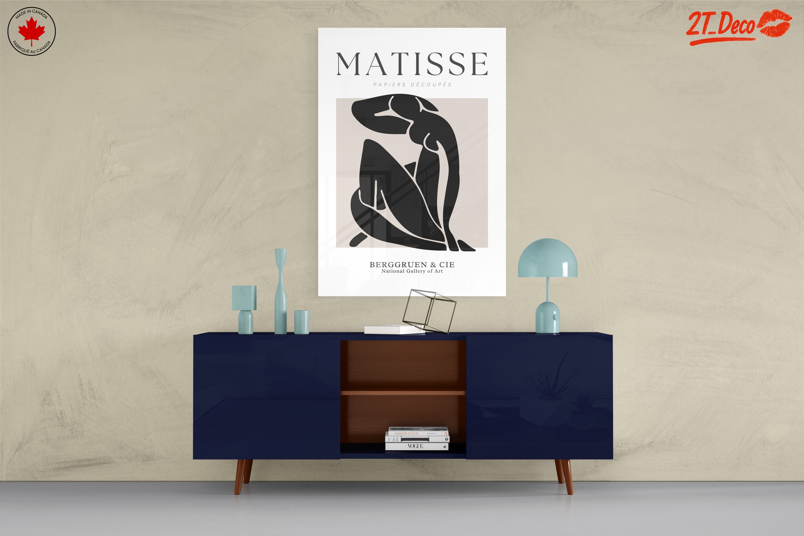 Matisse Inspired Contemporary Portrait Art - Image 8