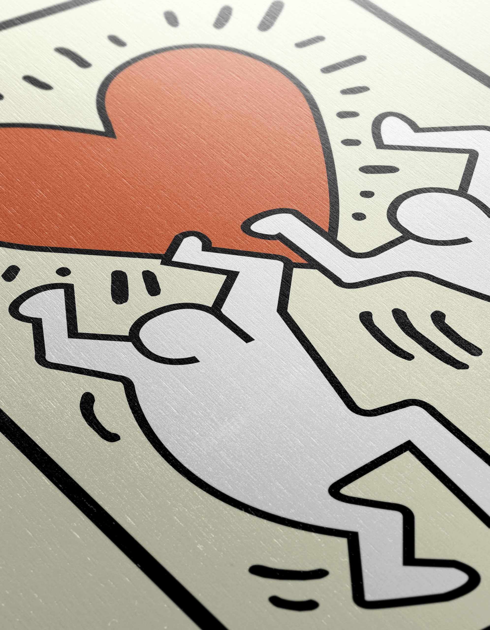 Keith Haring Inspirational Heart Artwork - Image 12
