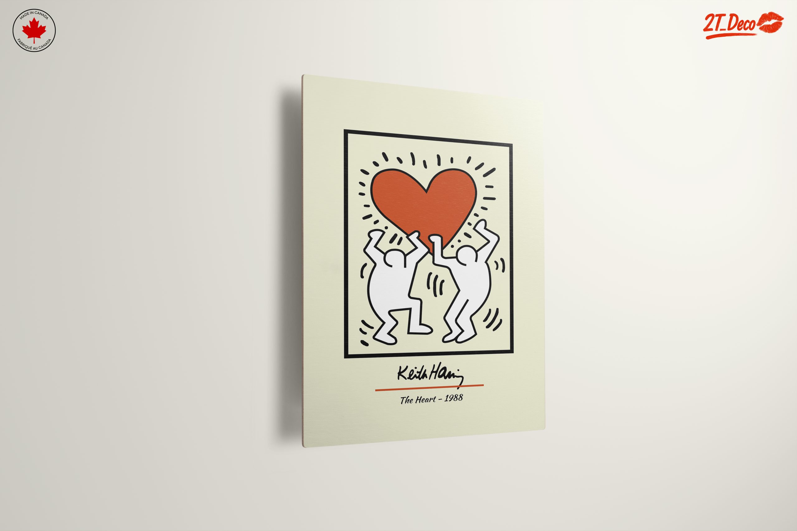 Keith Haring Inspirational Heart Artwork - Image 13