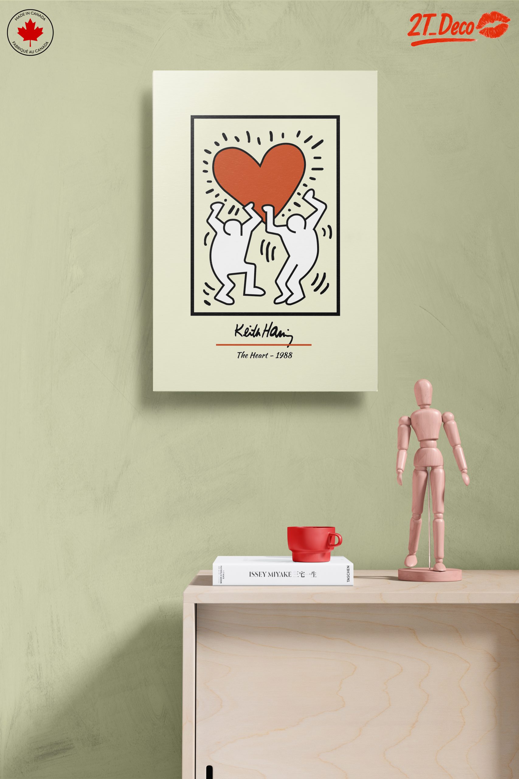 Keith Haring Inspirational Heart Artwork - Image 14