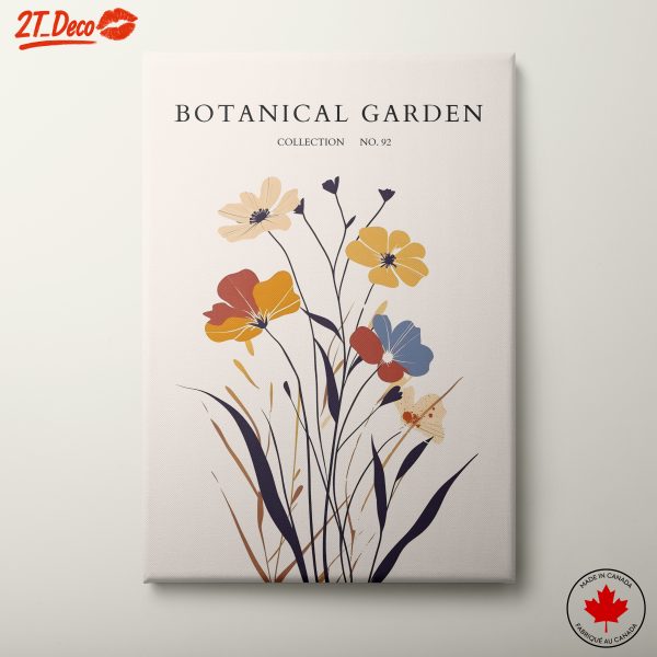 Stylish Botanical Garden Print