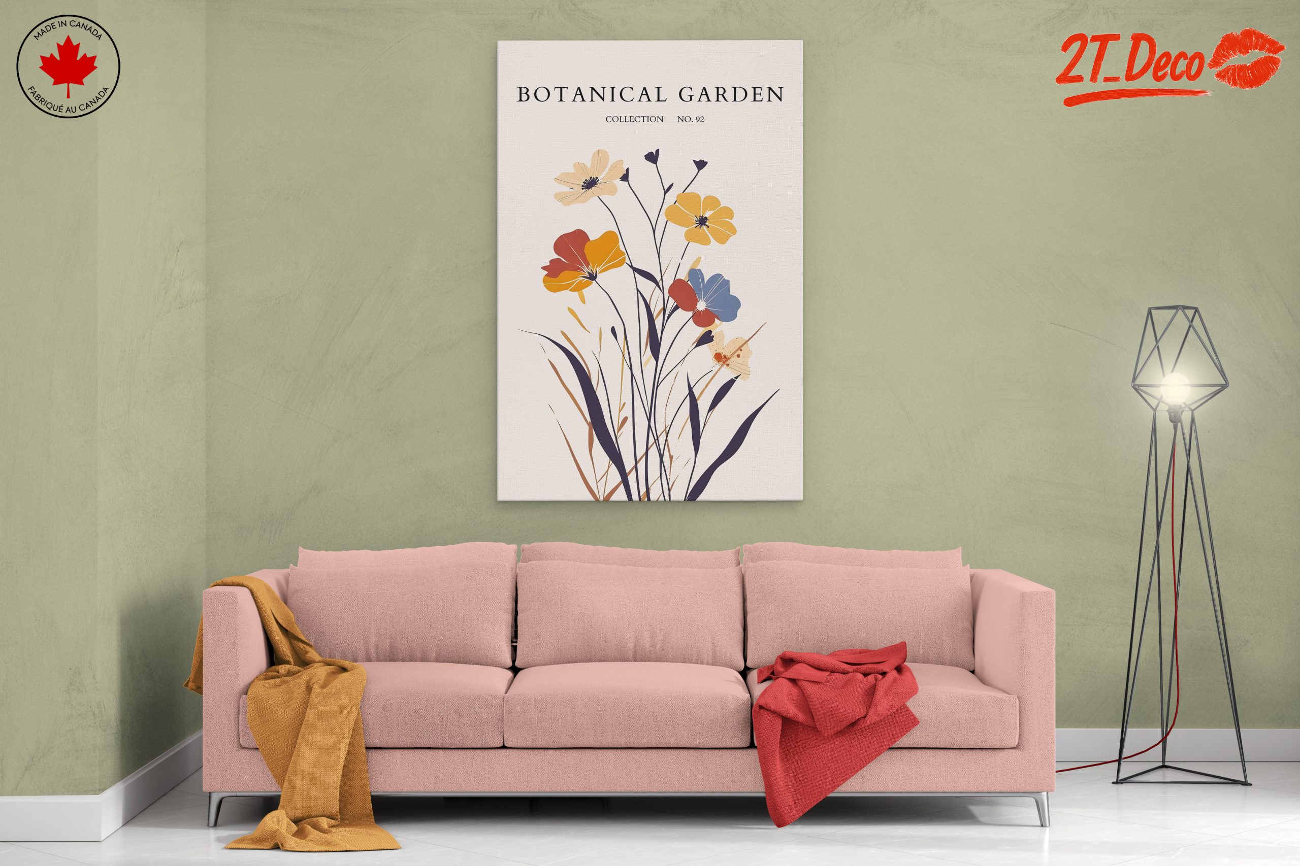 Stylish Botanical Garden Print - Image 2