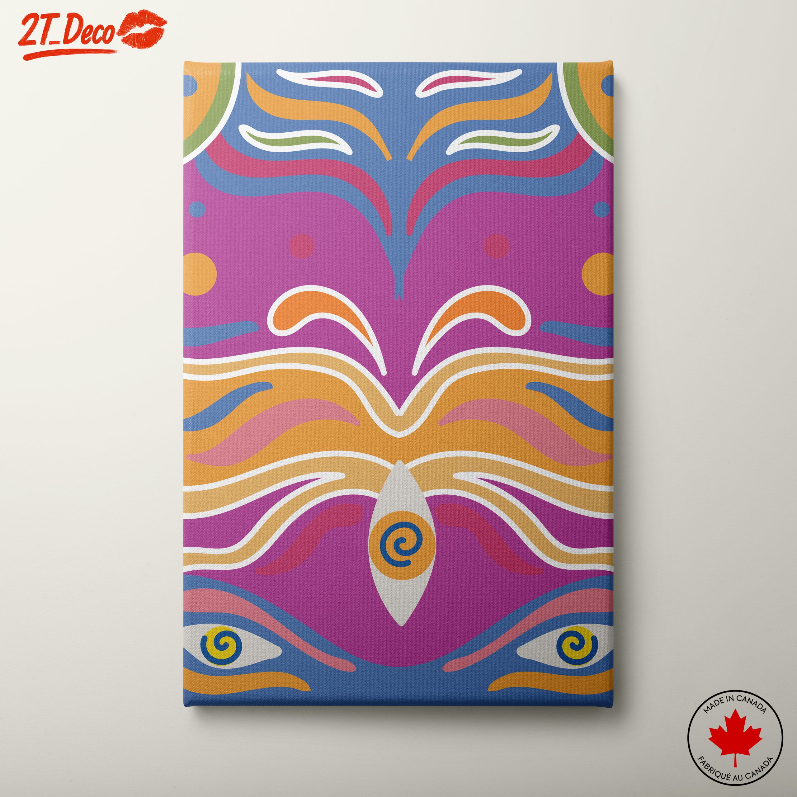Vibrant Abstract Cultural Design