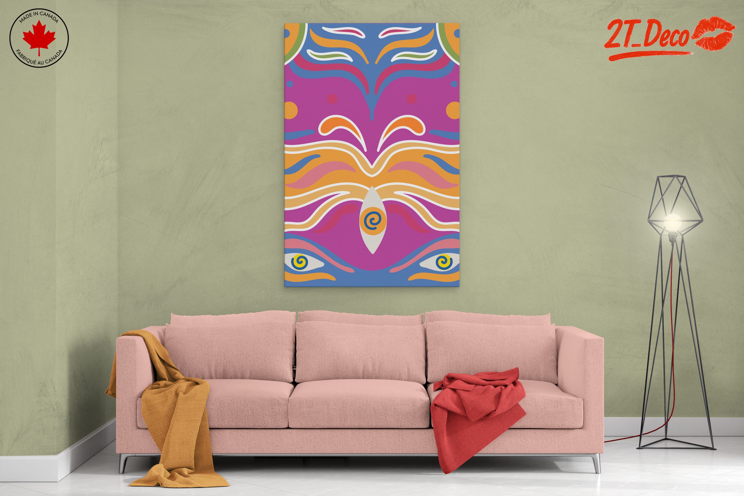 Vibrant Abstract Cultural Design - Image 2