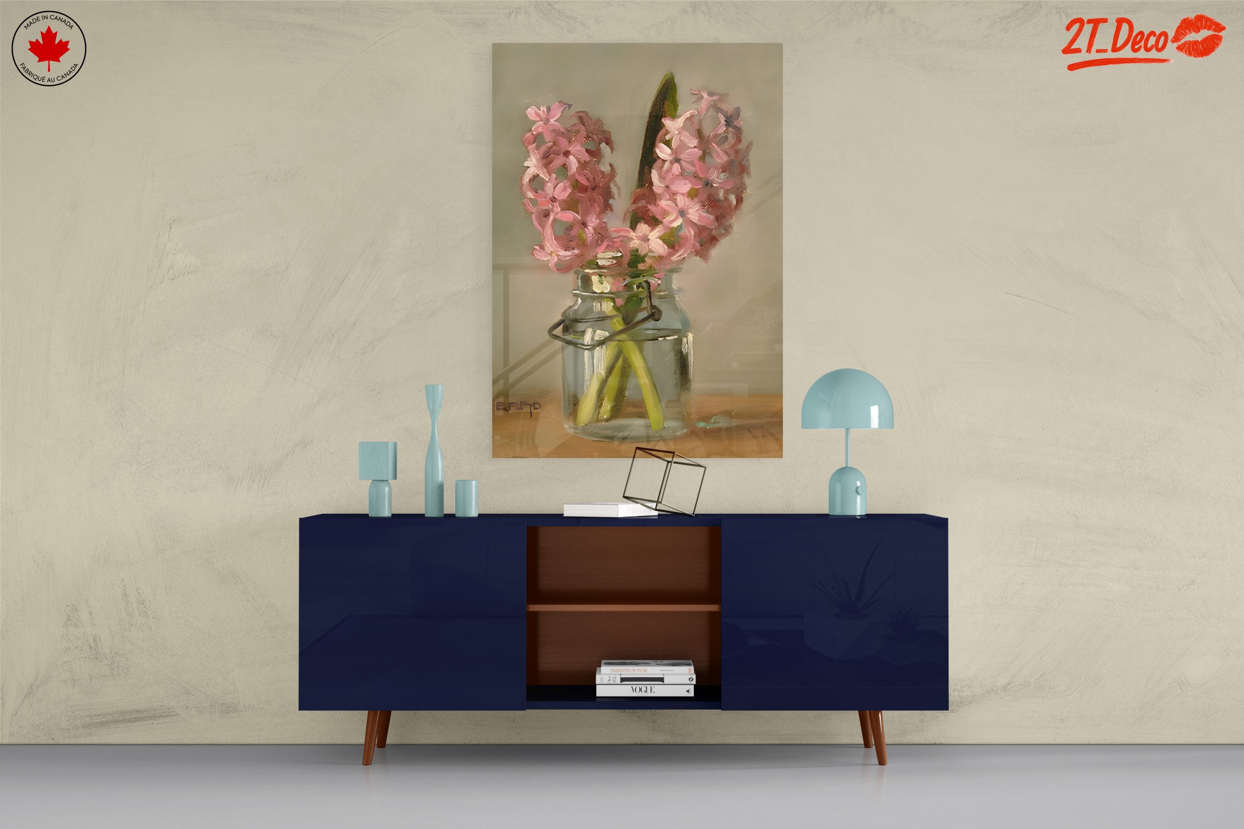 Beautiful Floral Arrangement in Glass Jar - Image 8
