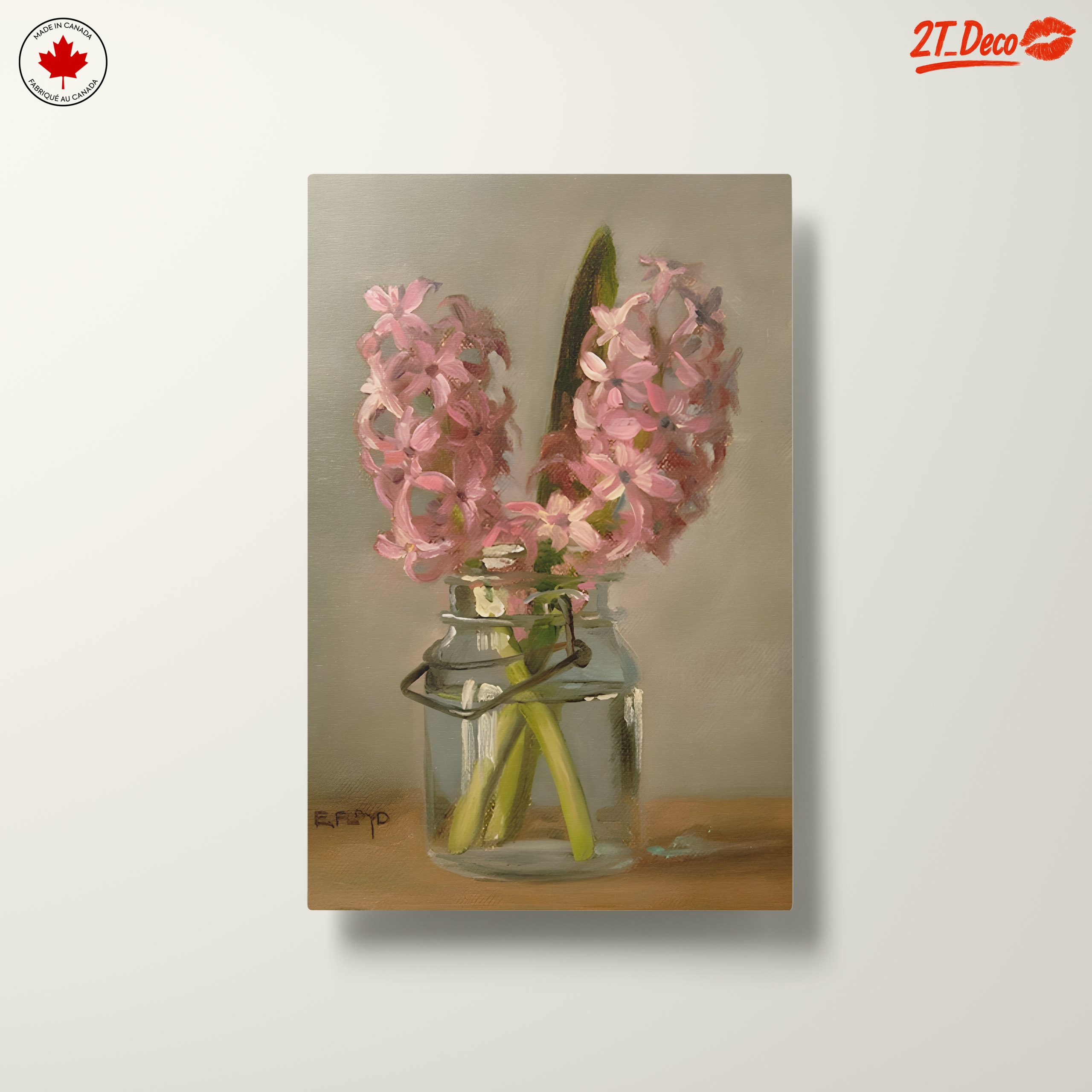 Beautiful Floral Arrangement in Glass Jar - Image 10