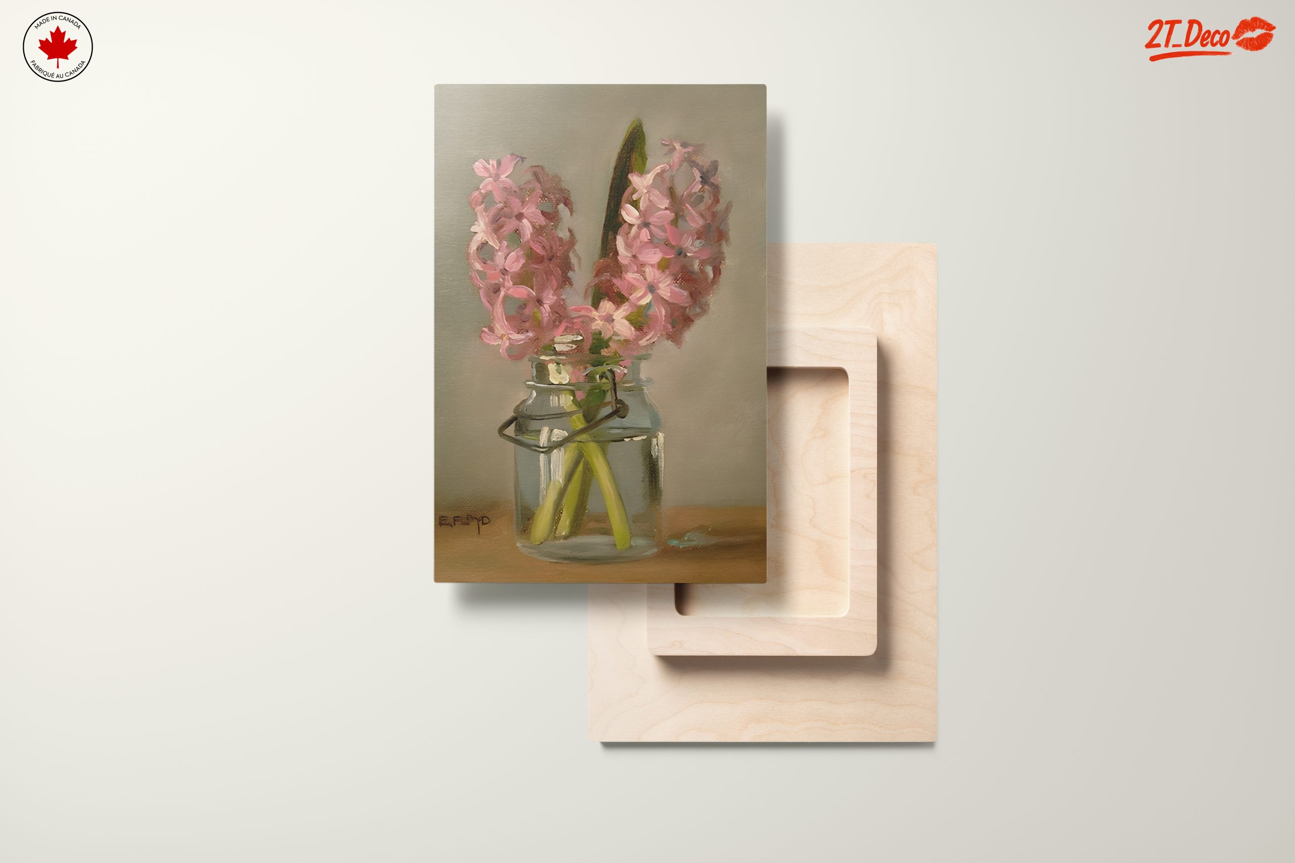Beautiful Floral Arrangement in Glass Jar - Image 11