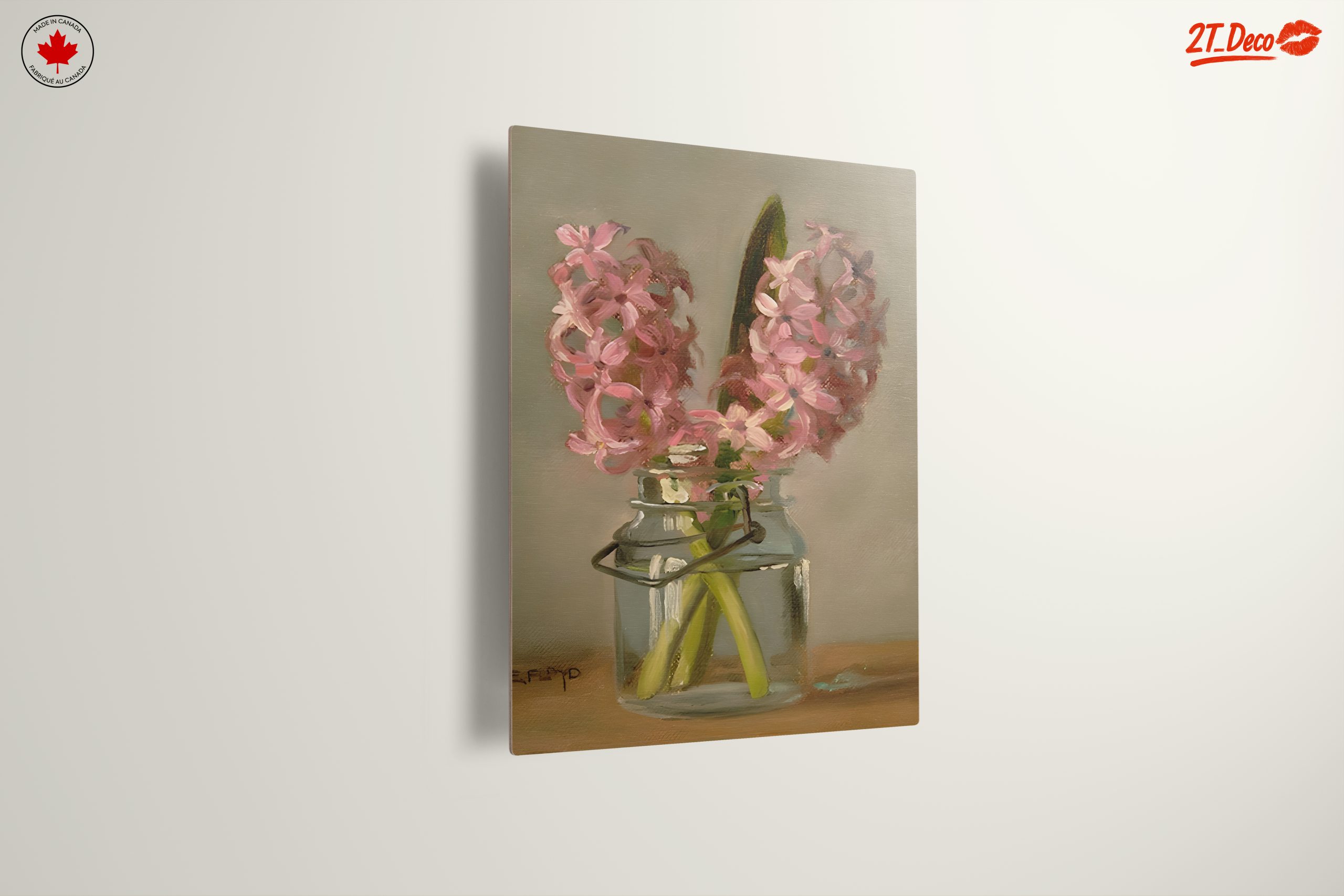Beautiful Floral Arrangement in Glass Jar - Image 13
