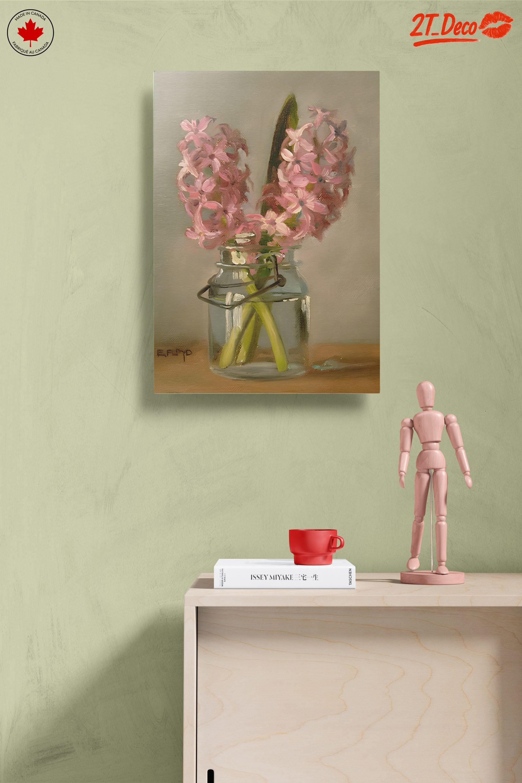 Beautiful Floral Arrangement in Glass Jar - Image 14